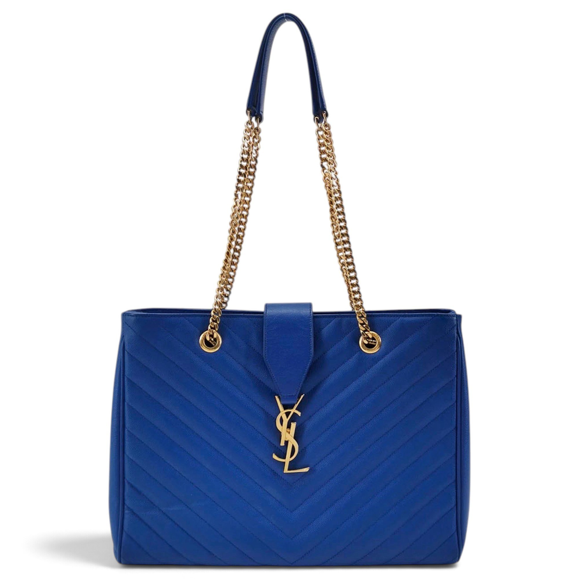 Shopping monogramme leather handbag