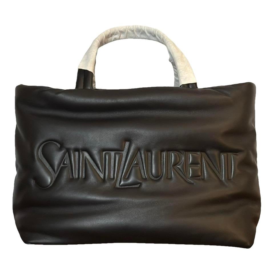 Leather tote
