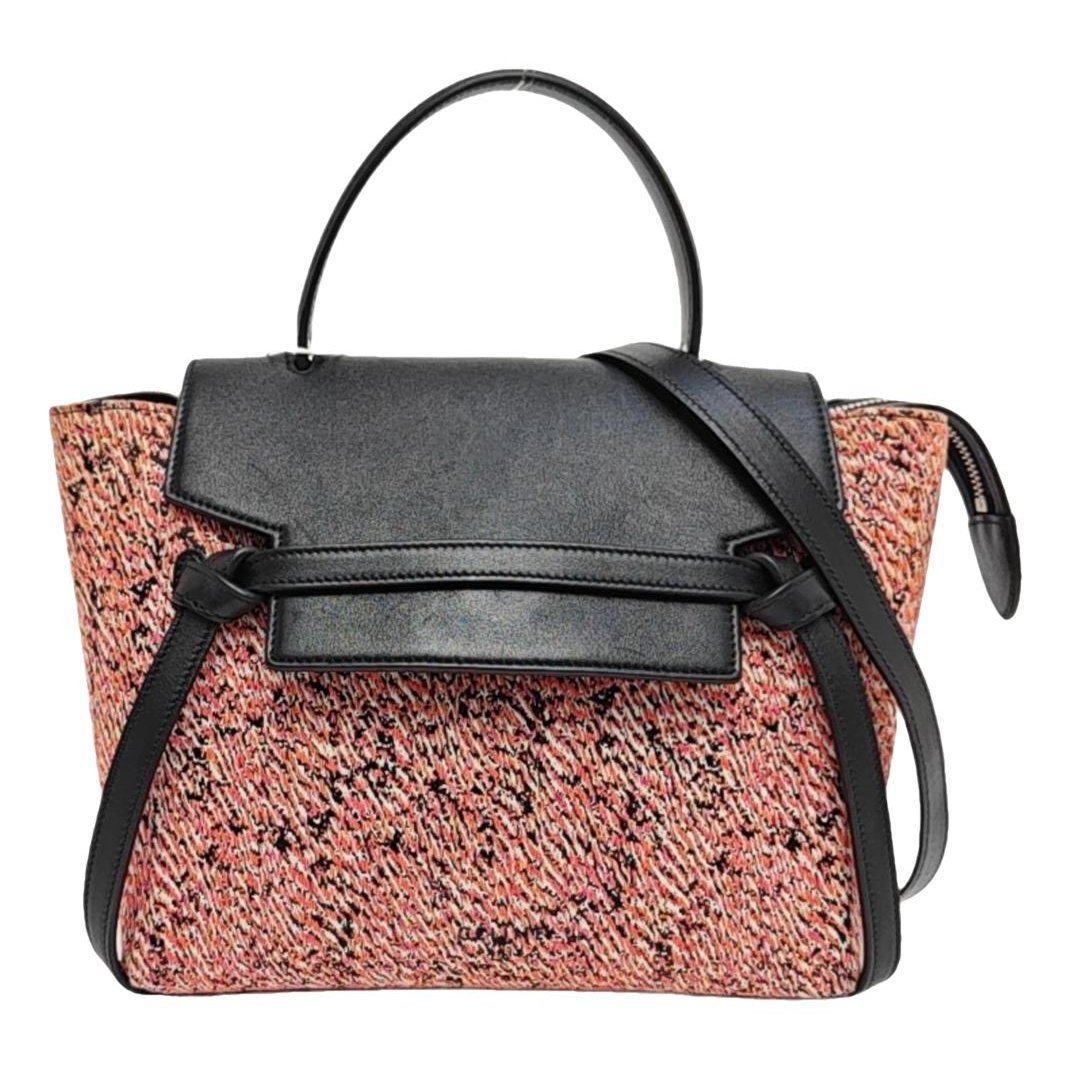 Belt leather handbag