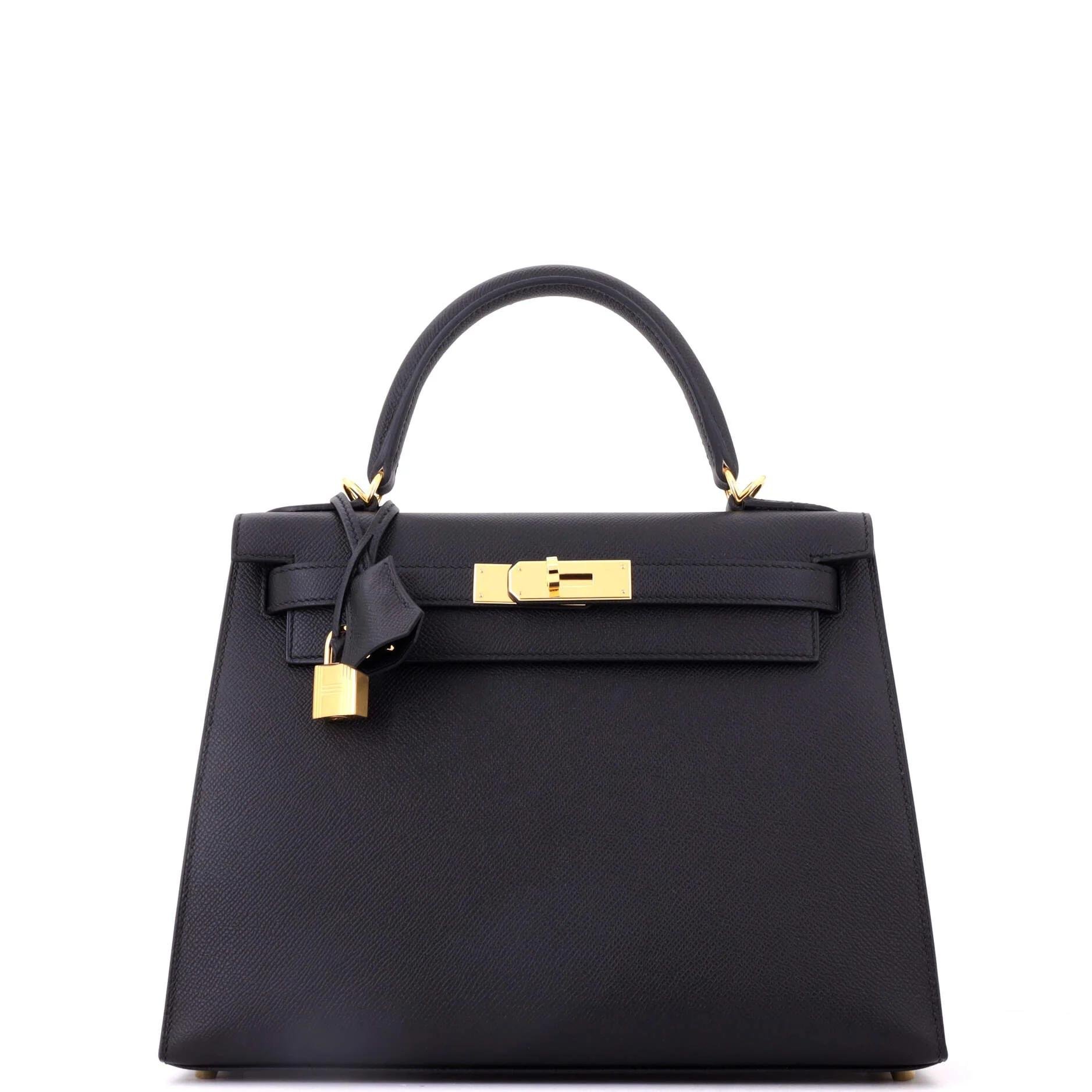 Kelly 28 leather handbag