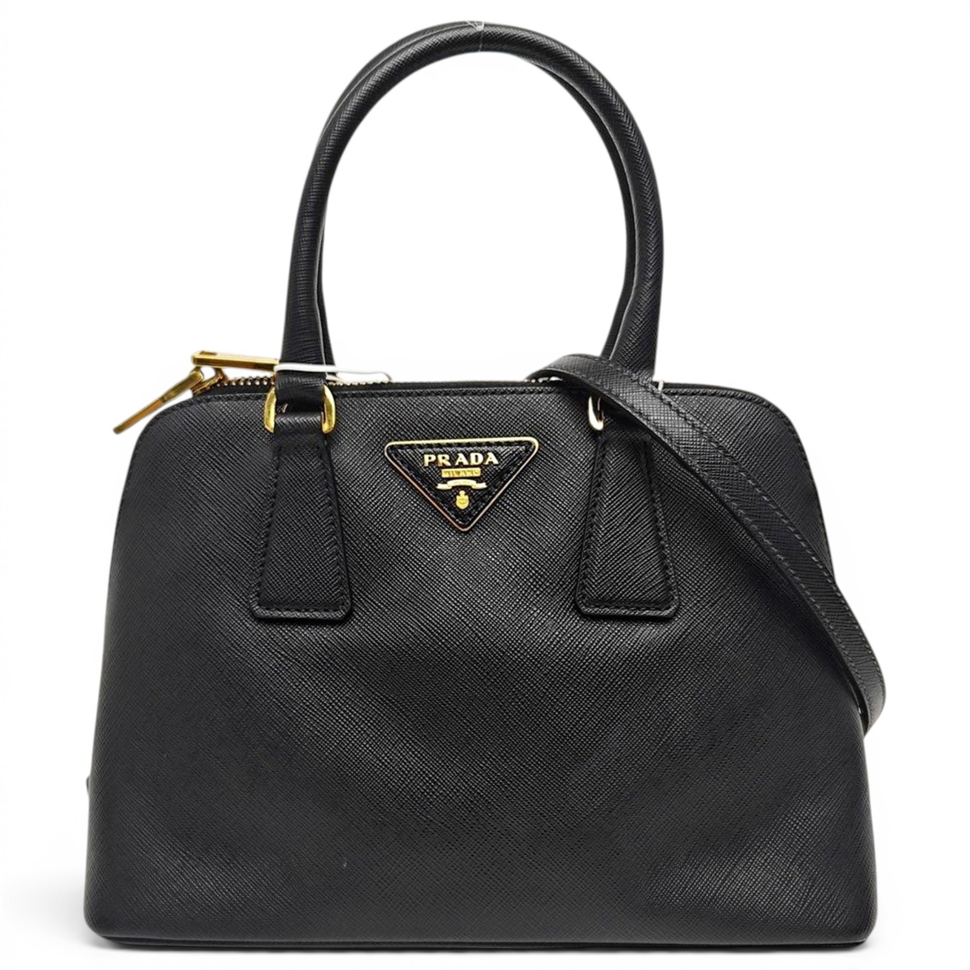 Promenade leather handbag