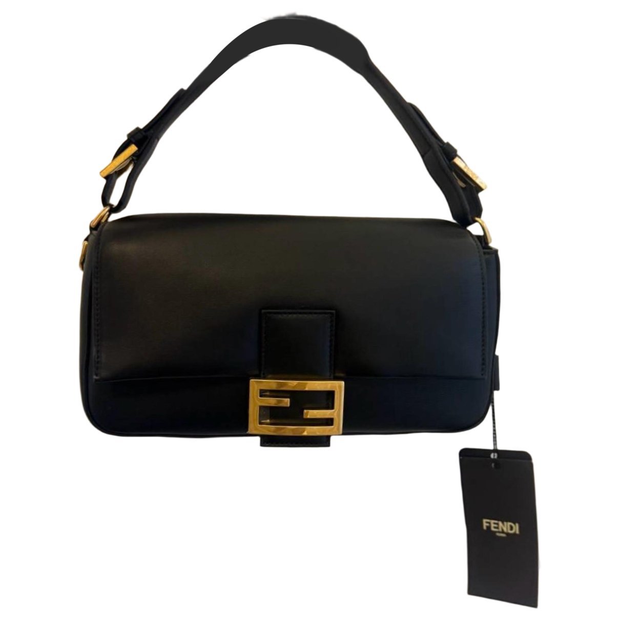 Baguette leather handbag