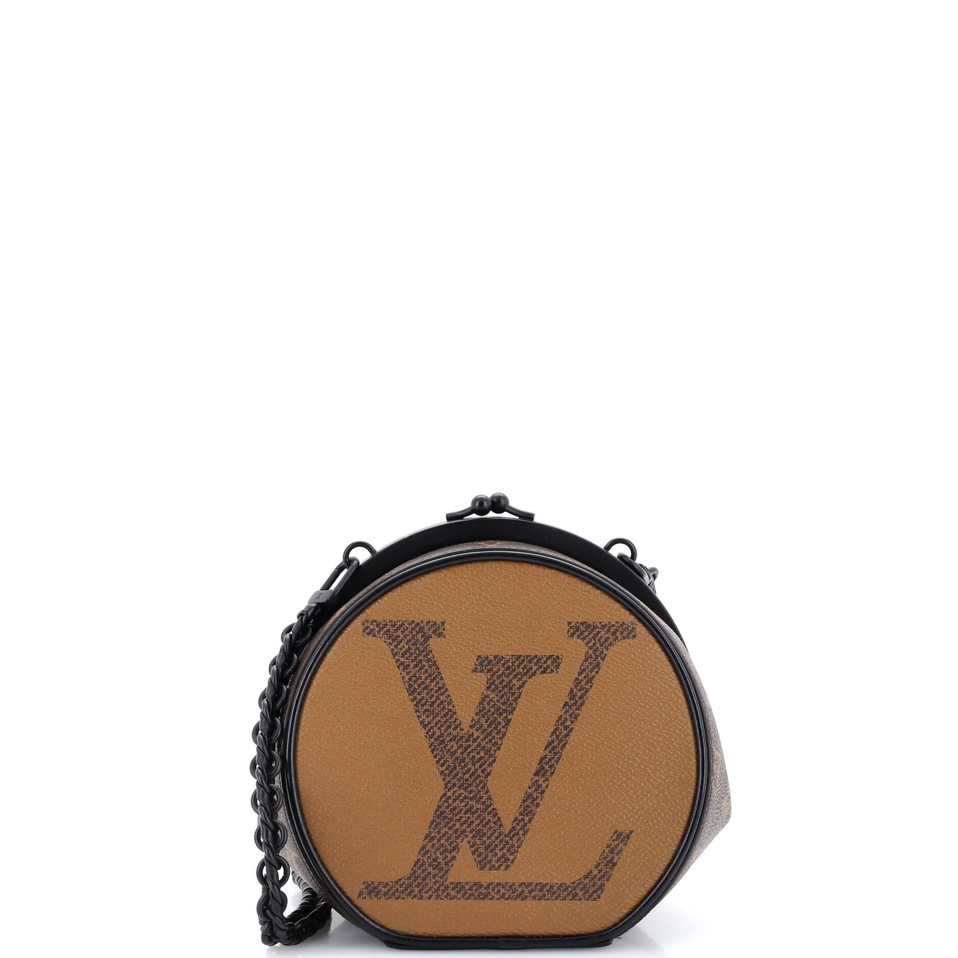 Boursicot Boite Chapeau Bag Reverse Monogram Giant