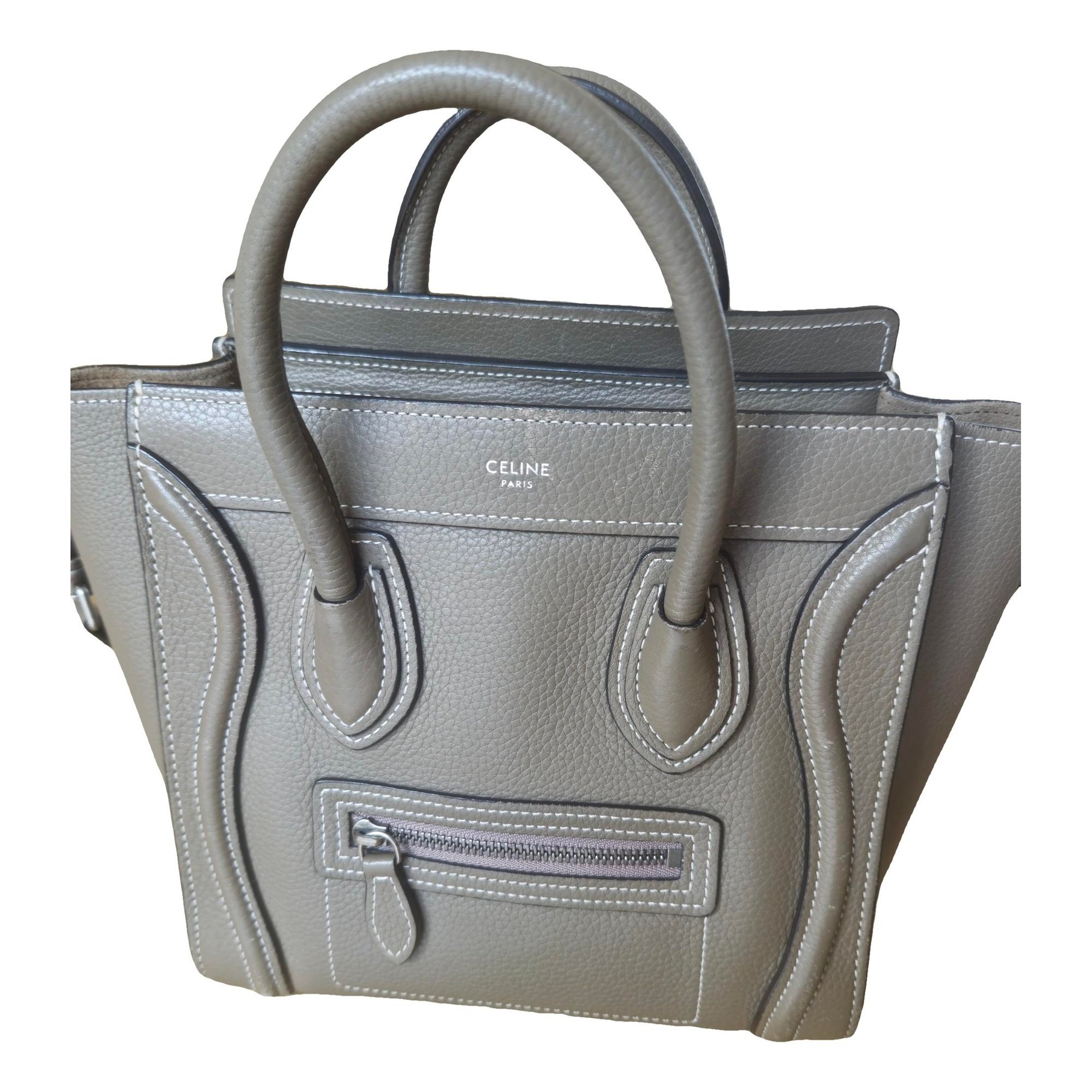 Luggage leather crossbody bag