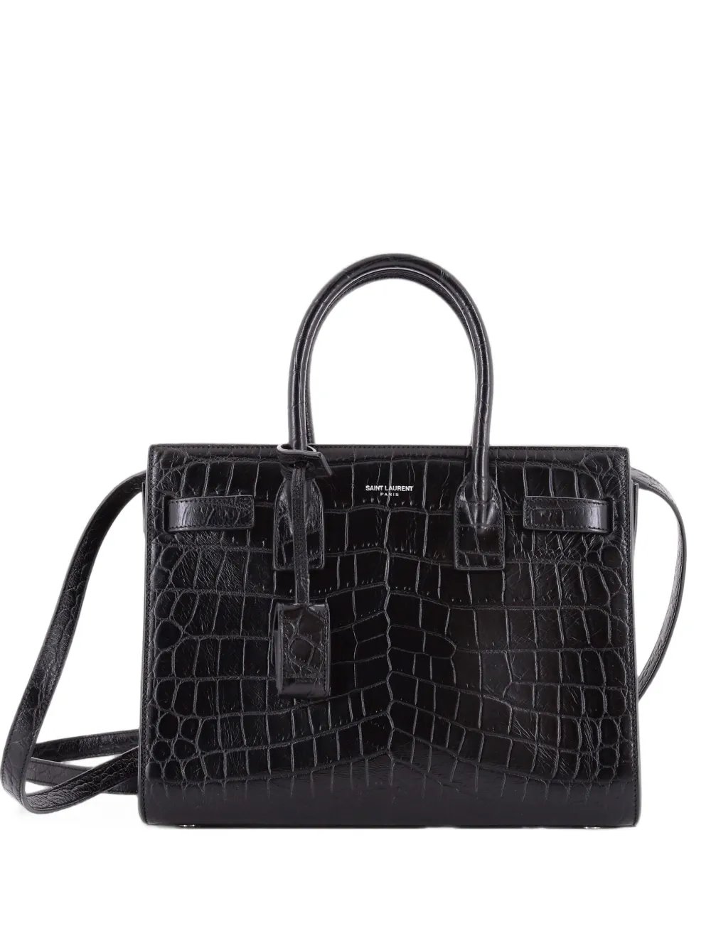 Sac de Jour NM Bag Crocodile Embossed Leather Baby tote bag