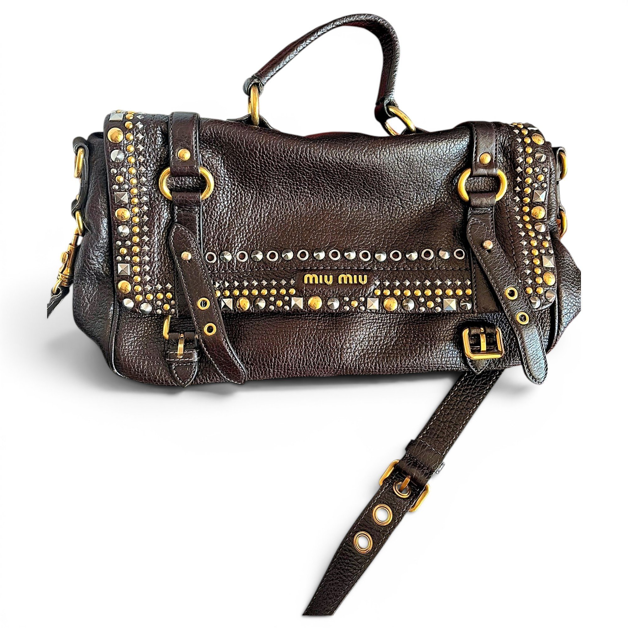 Leather handbag