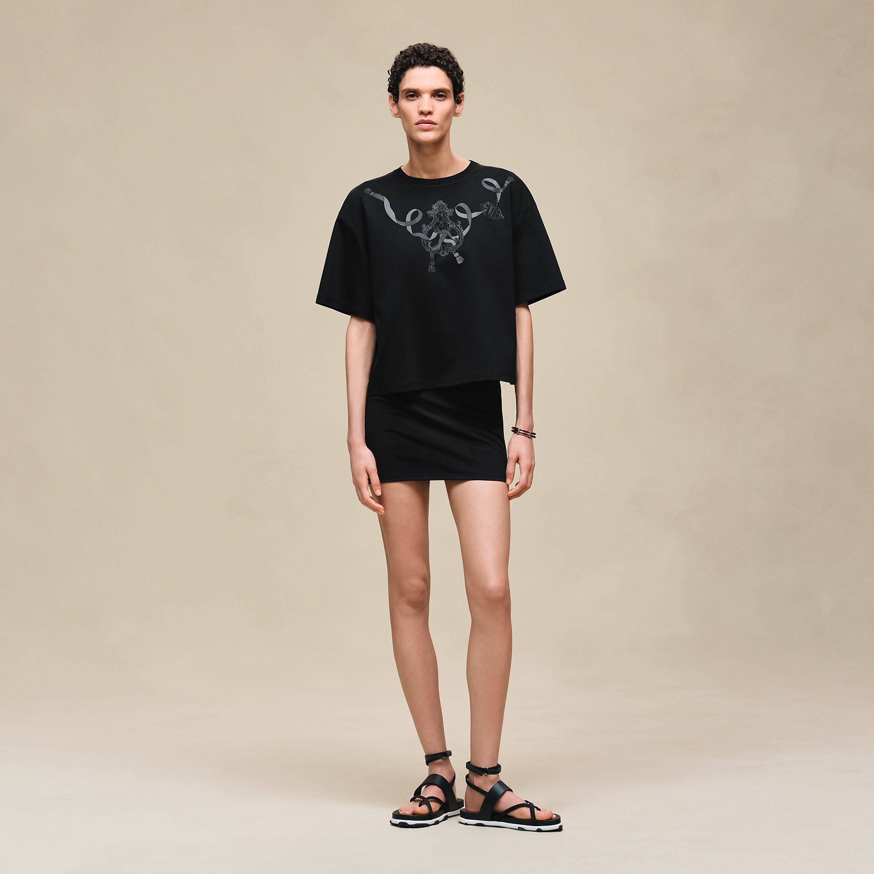 Printed boxy t-shirt