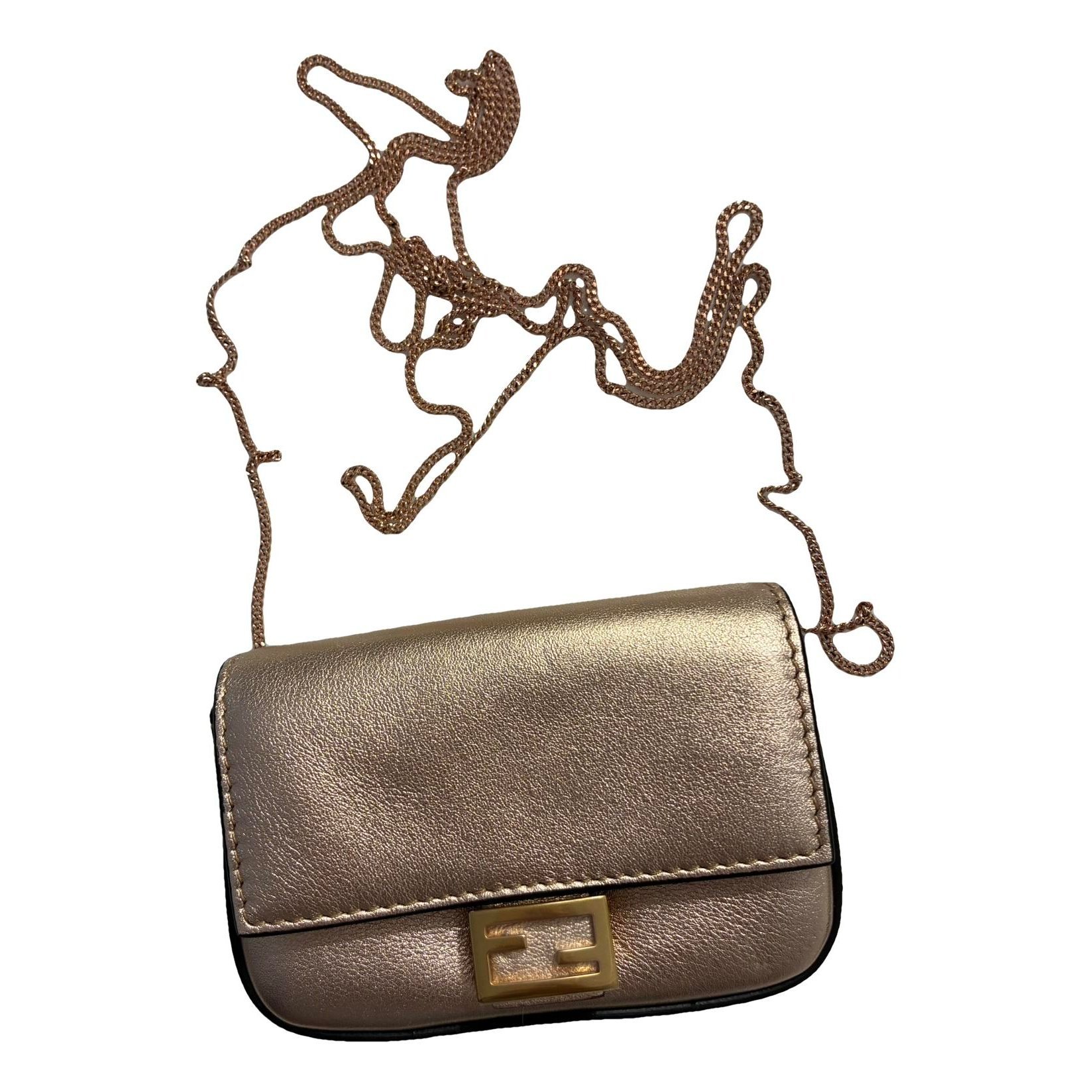 Leather clutch bag