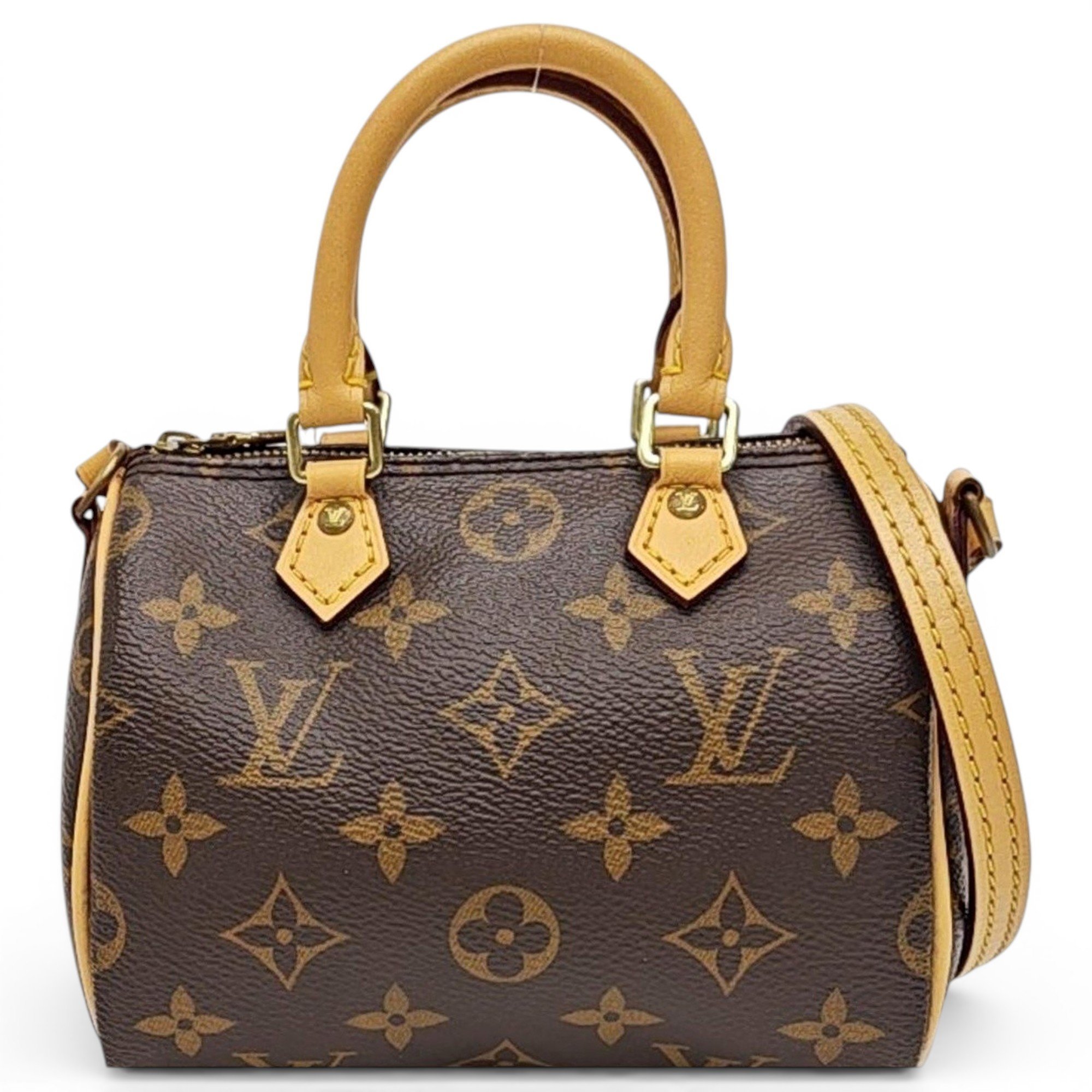 Nano Speedy / Mini HL leather handbag