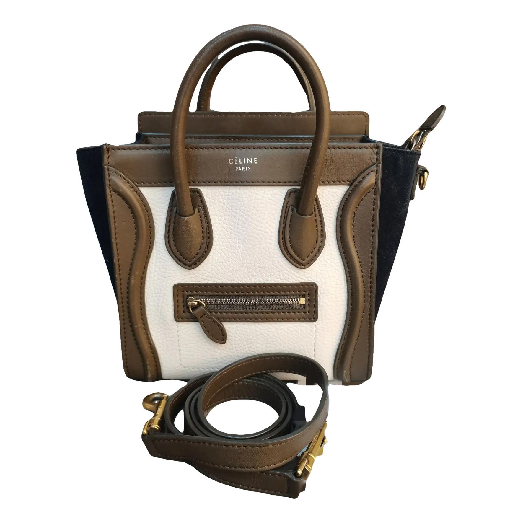 Nano Luggage leather handbag