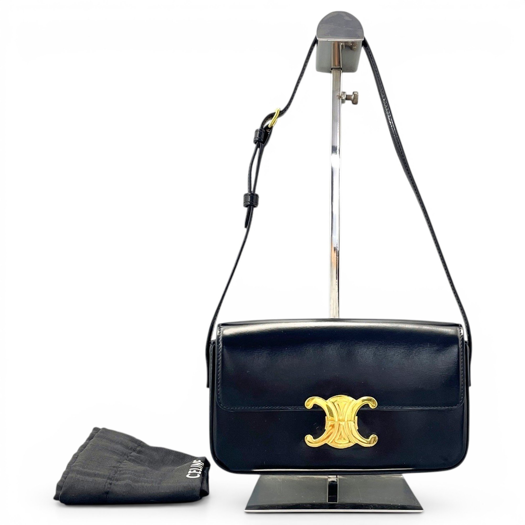 Triomphe Long leather handbag