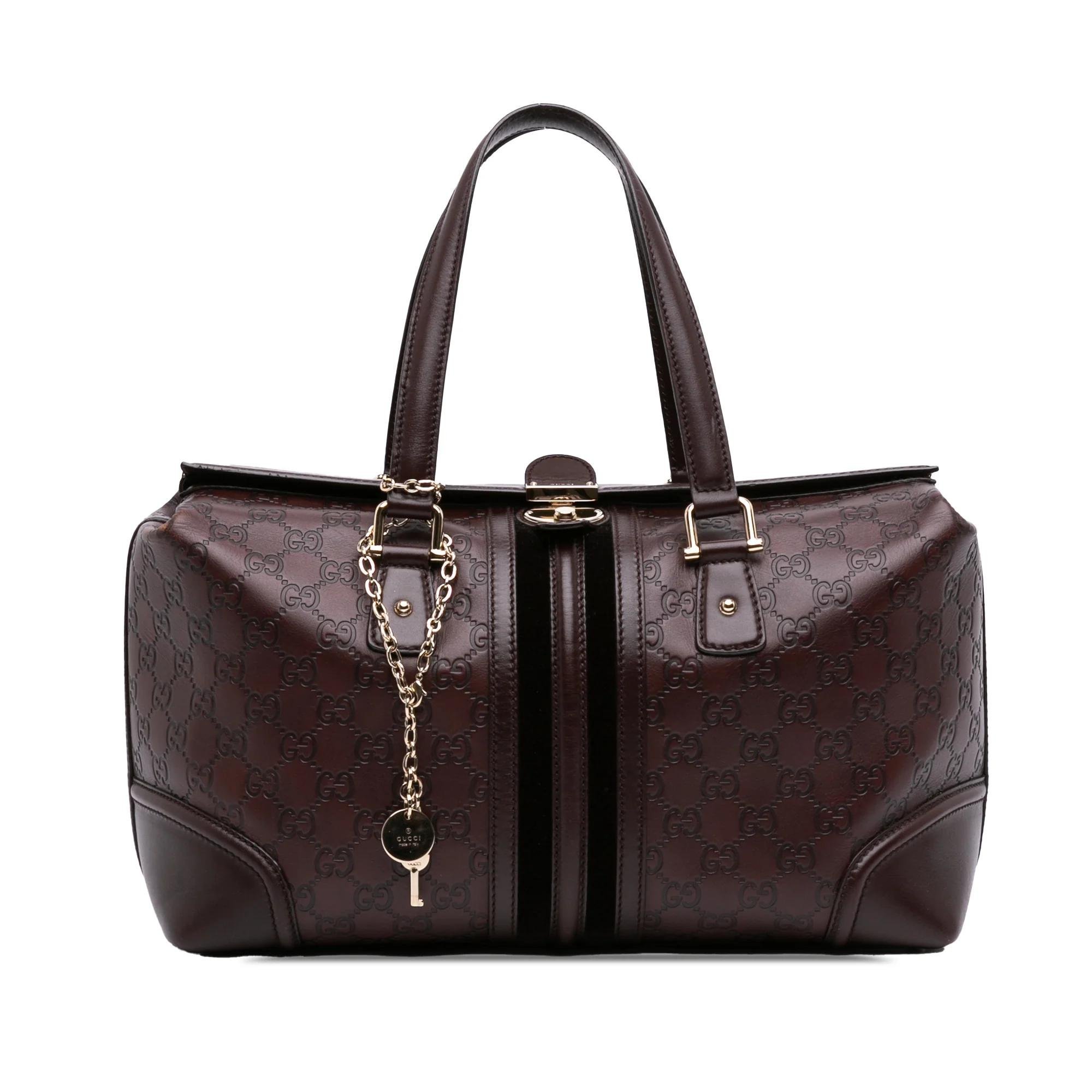 Boston pony-style calfskin handbag