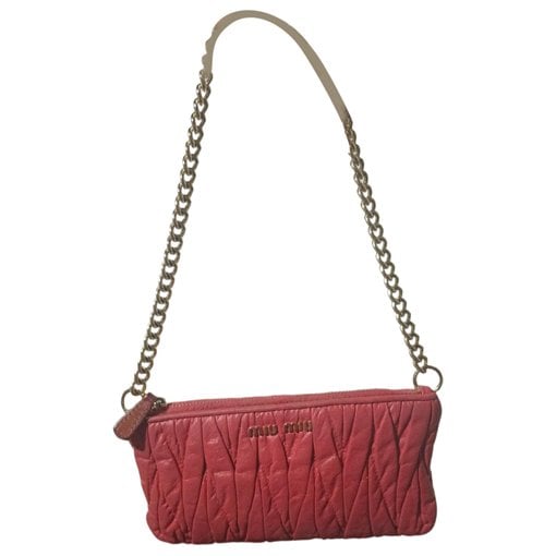 Matelassé leather handbag