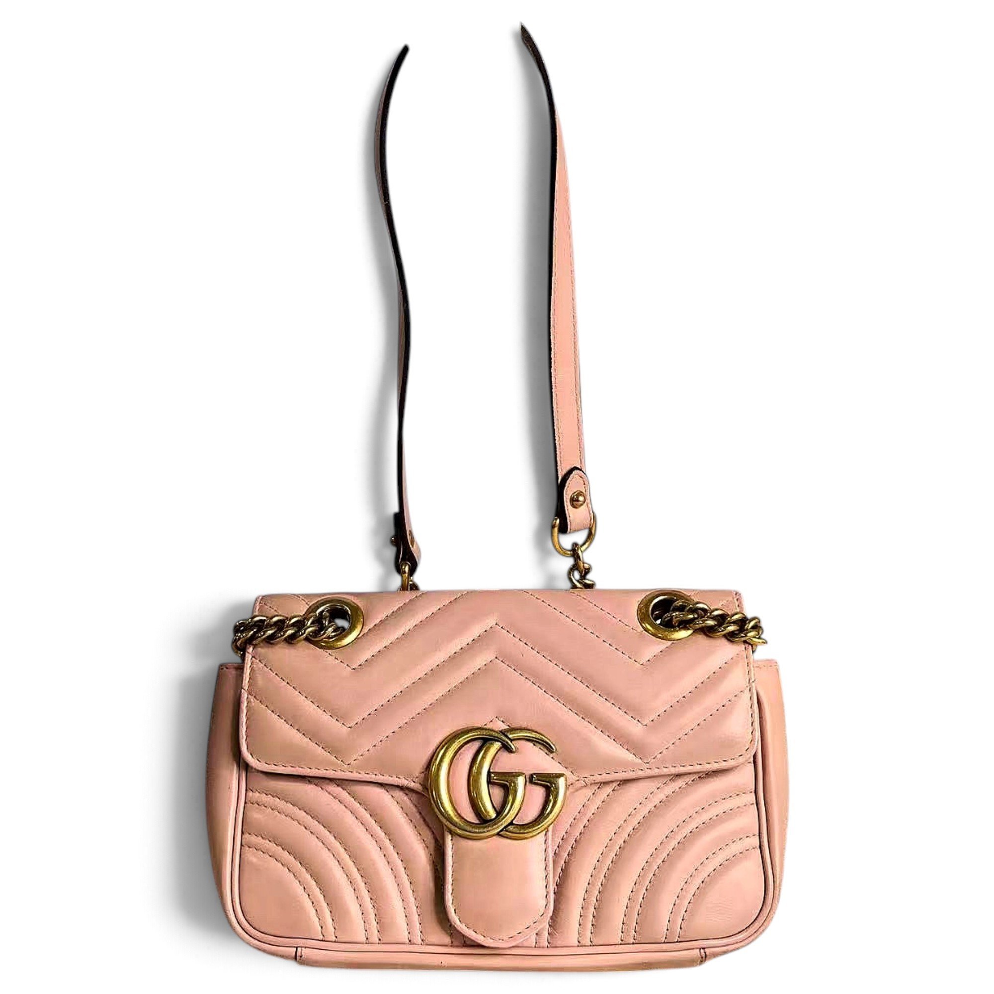 GG Marmont Flap leather handbag