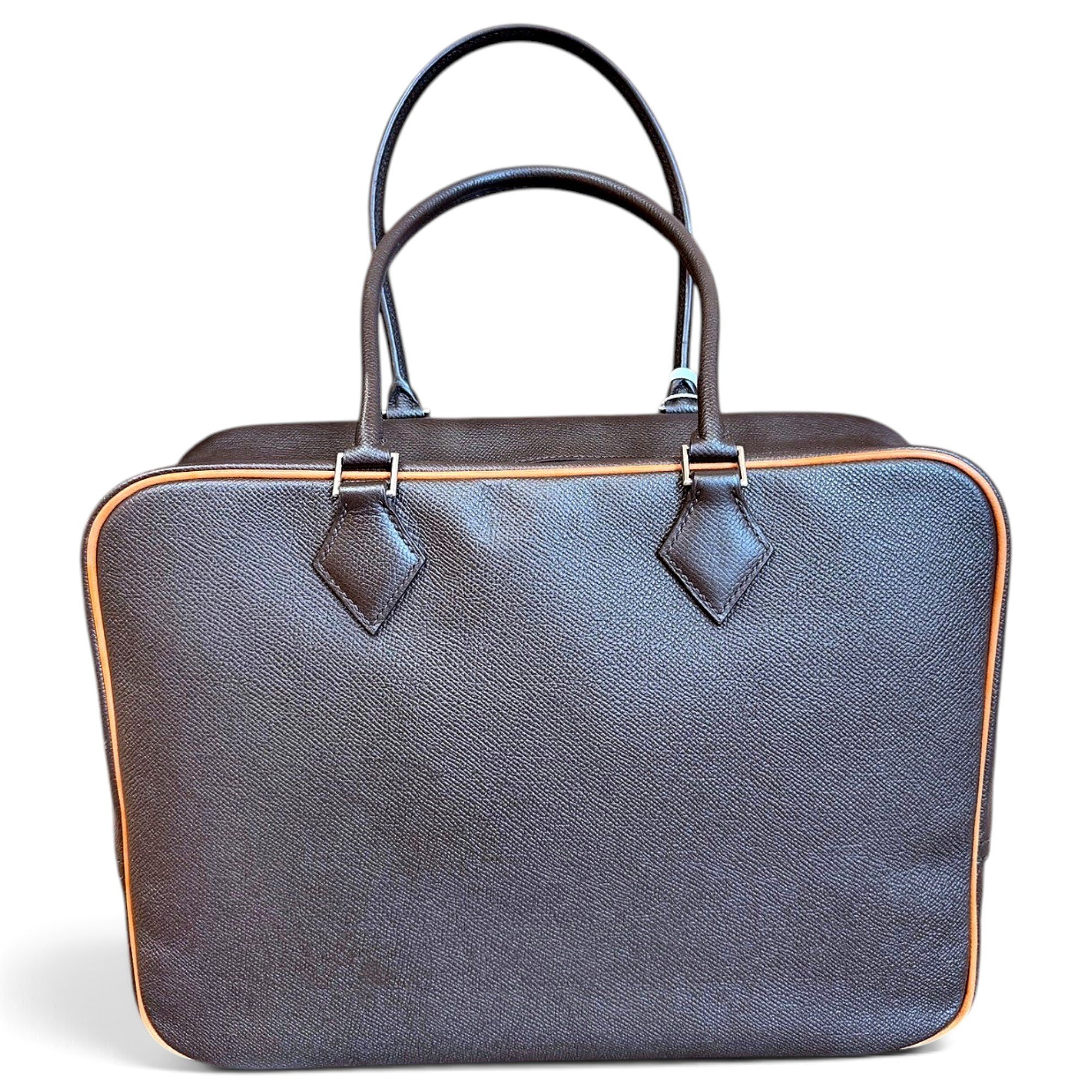 Plume leather handbag