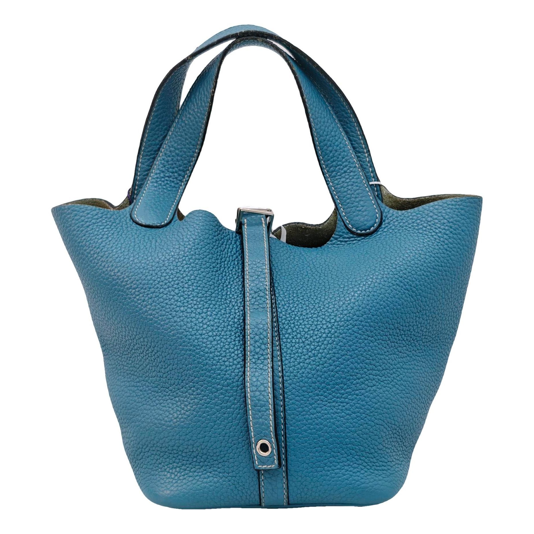 Picotin leather handbag