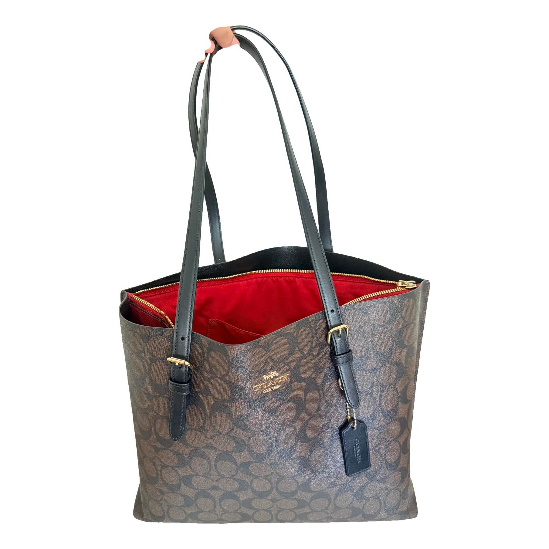 Leather handbag