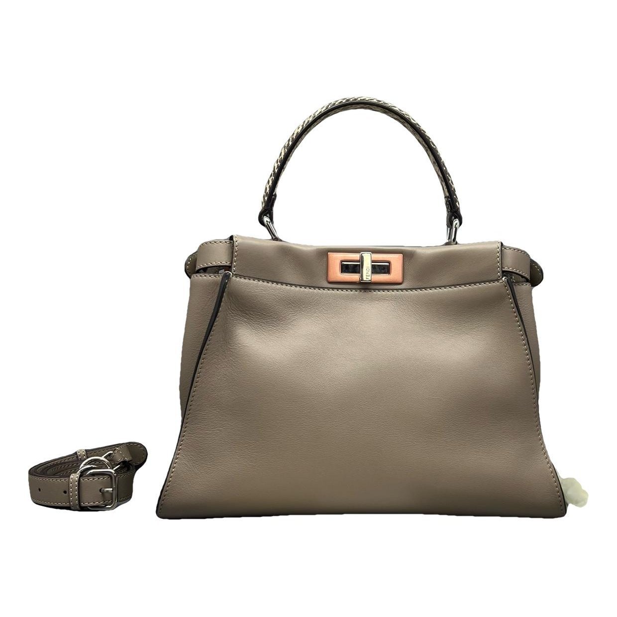 Peekaboo leather handbag