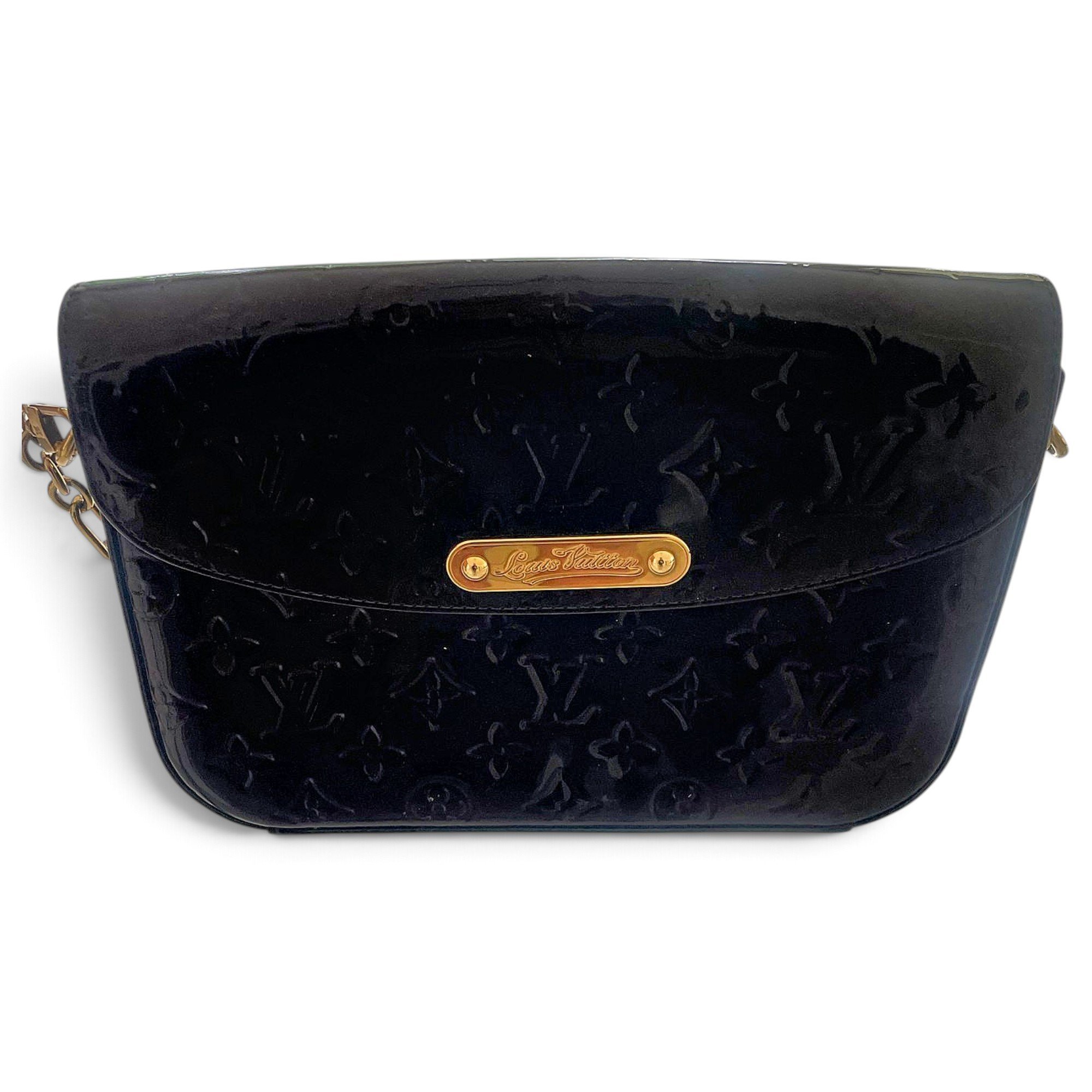Sunset Boulevard patent leather handbag