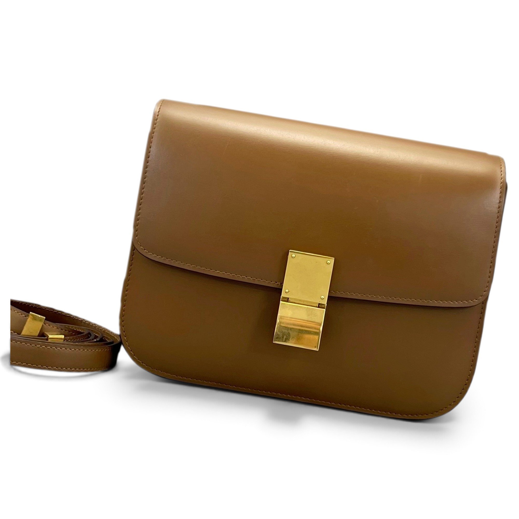 Classic leather handbag