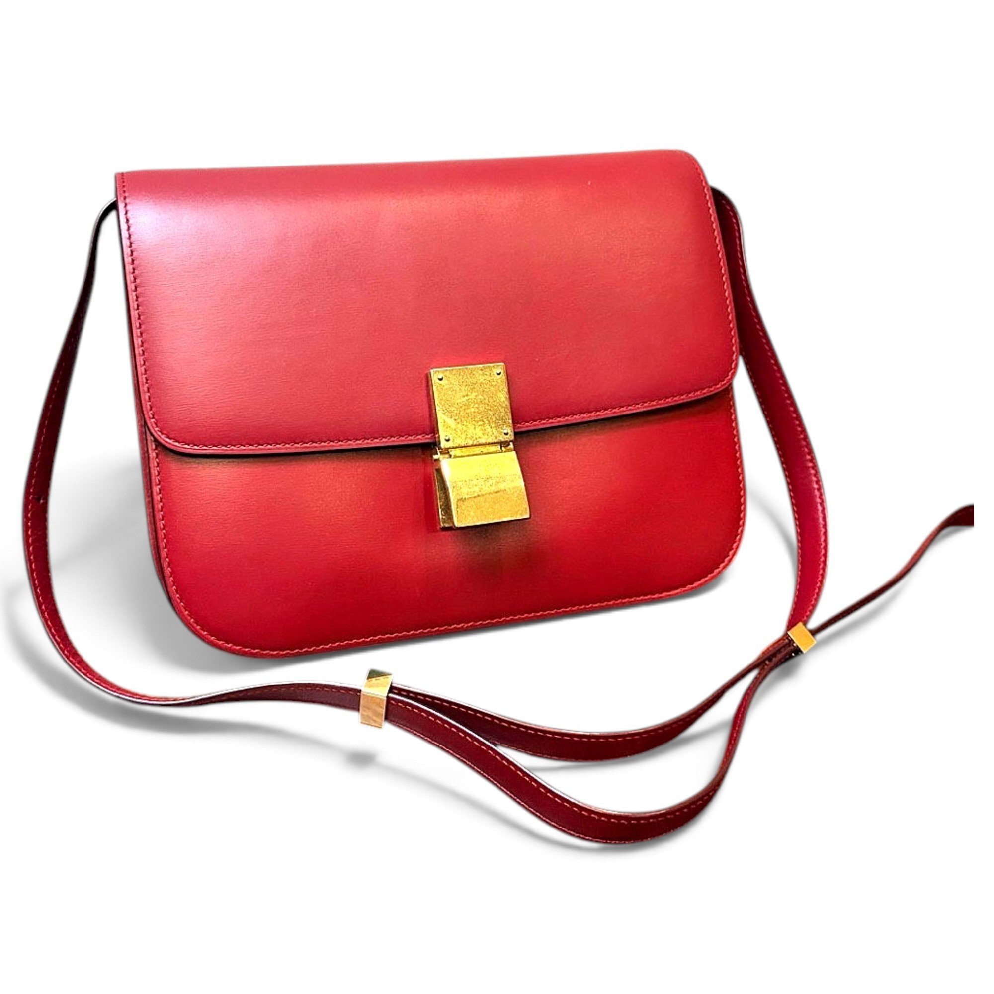Classic leather handbag