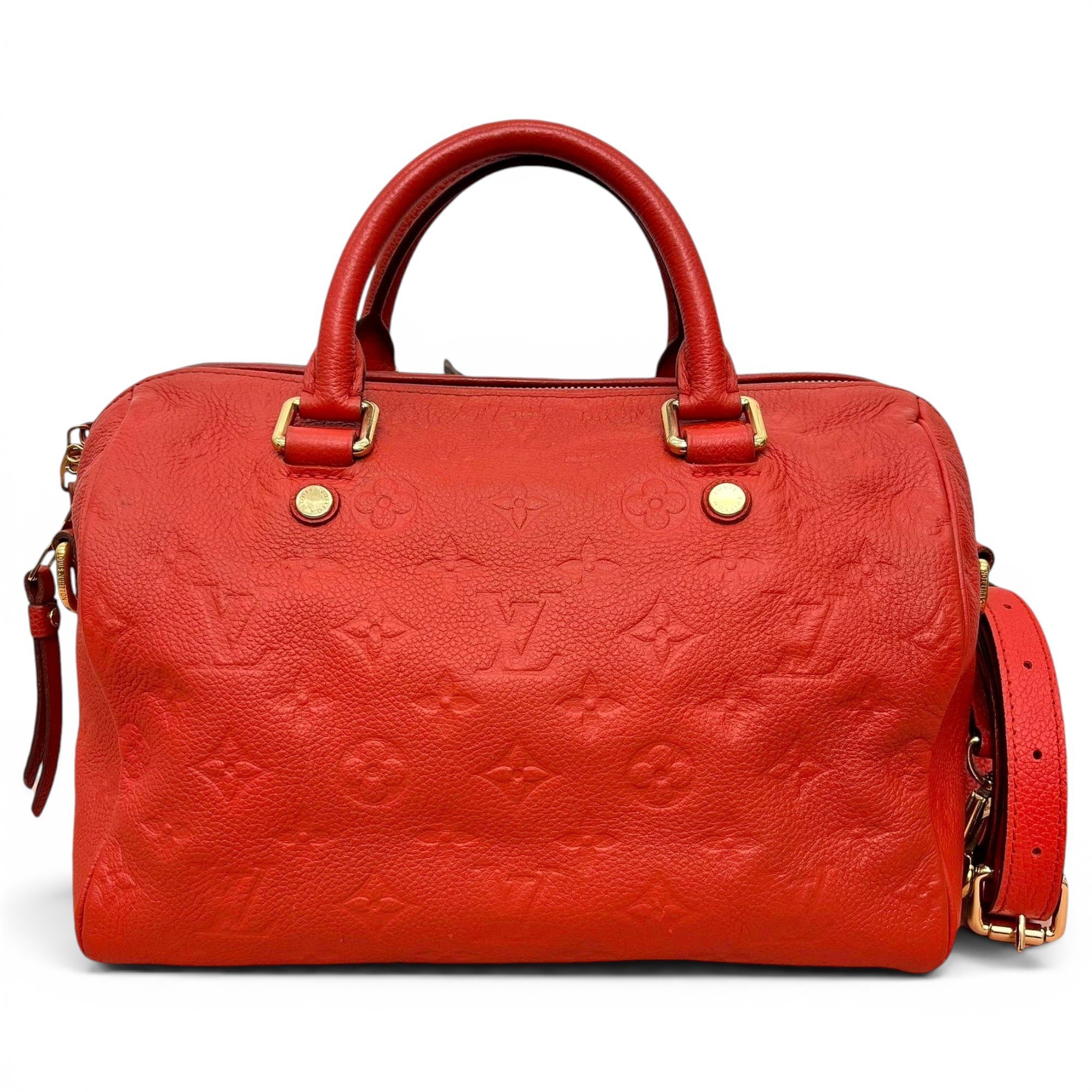 Speedy leather handbag