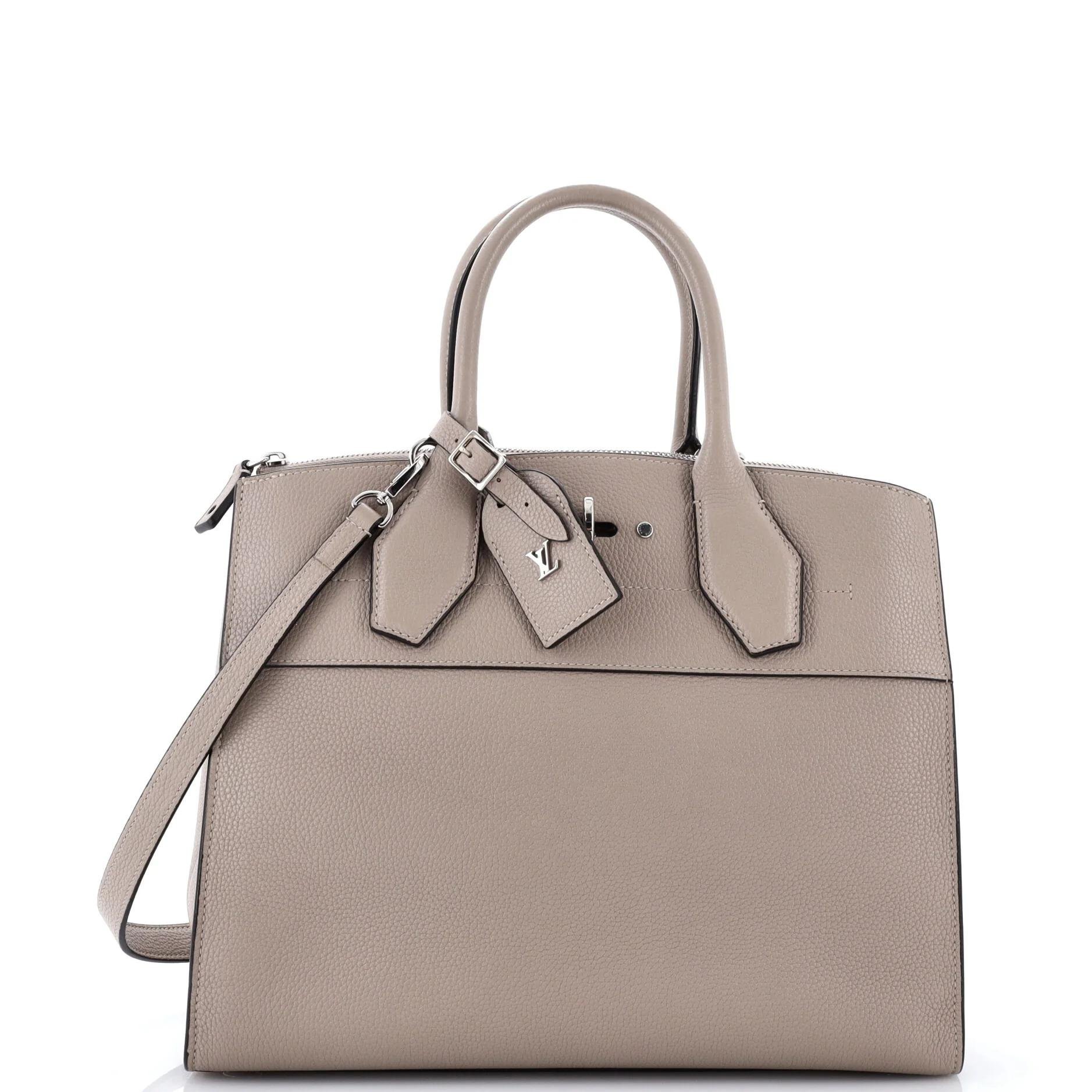 Leather tote