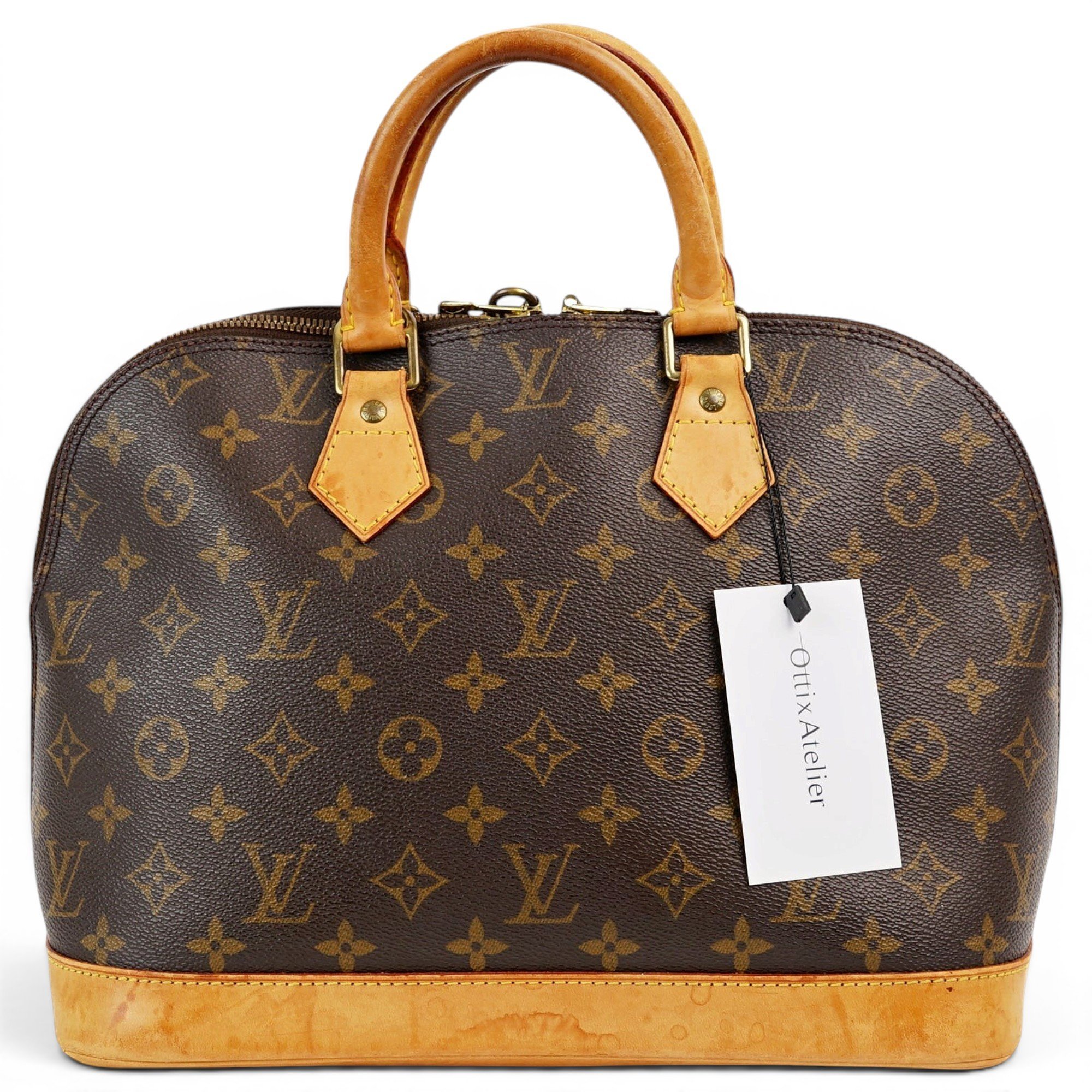 Alma leather handbag
