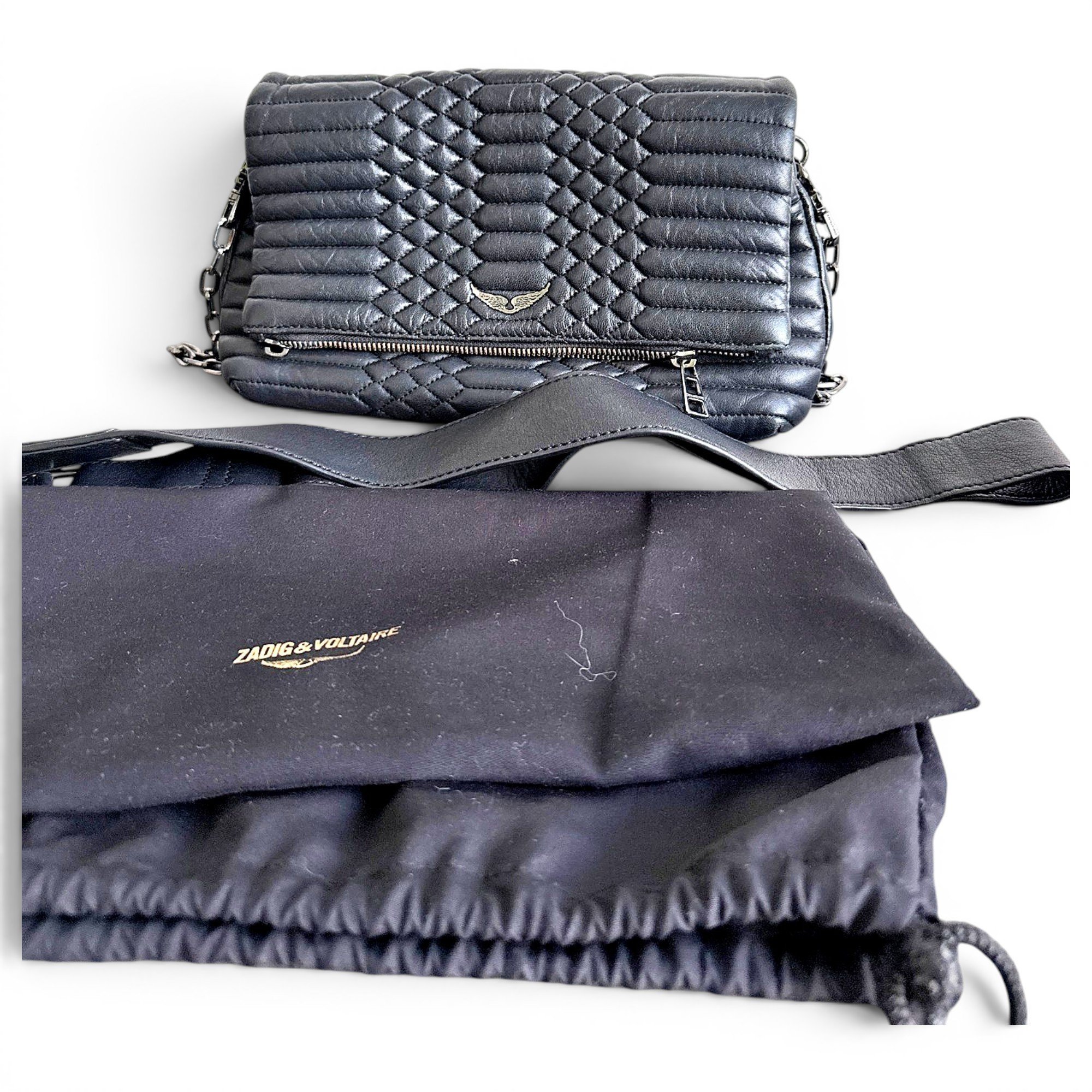 Rock leather handbag