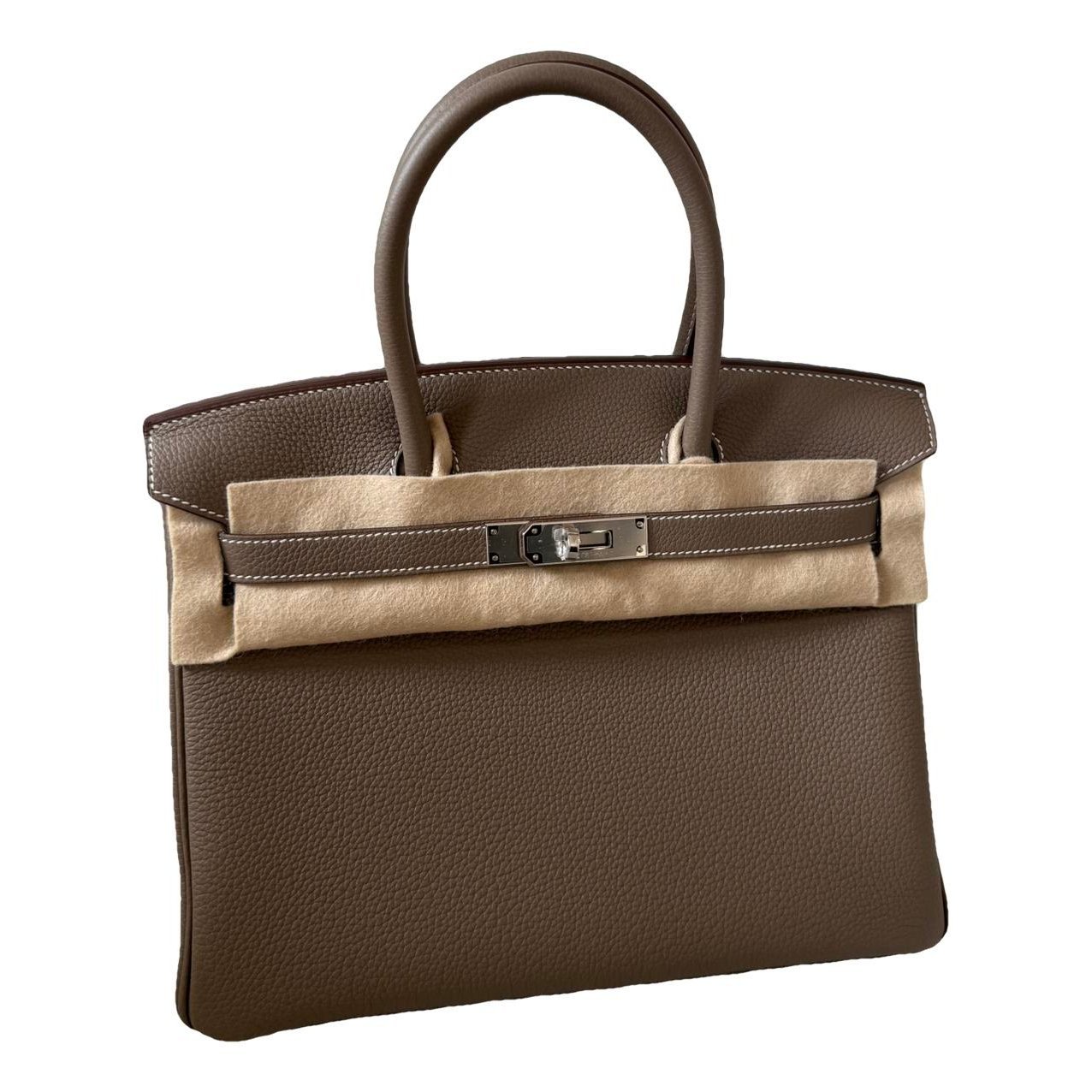 Birkin 30 leather handbag