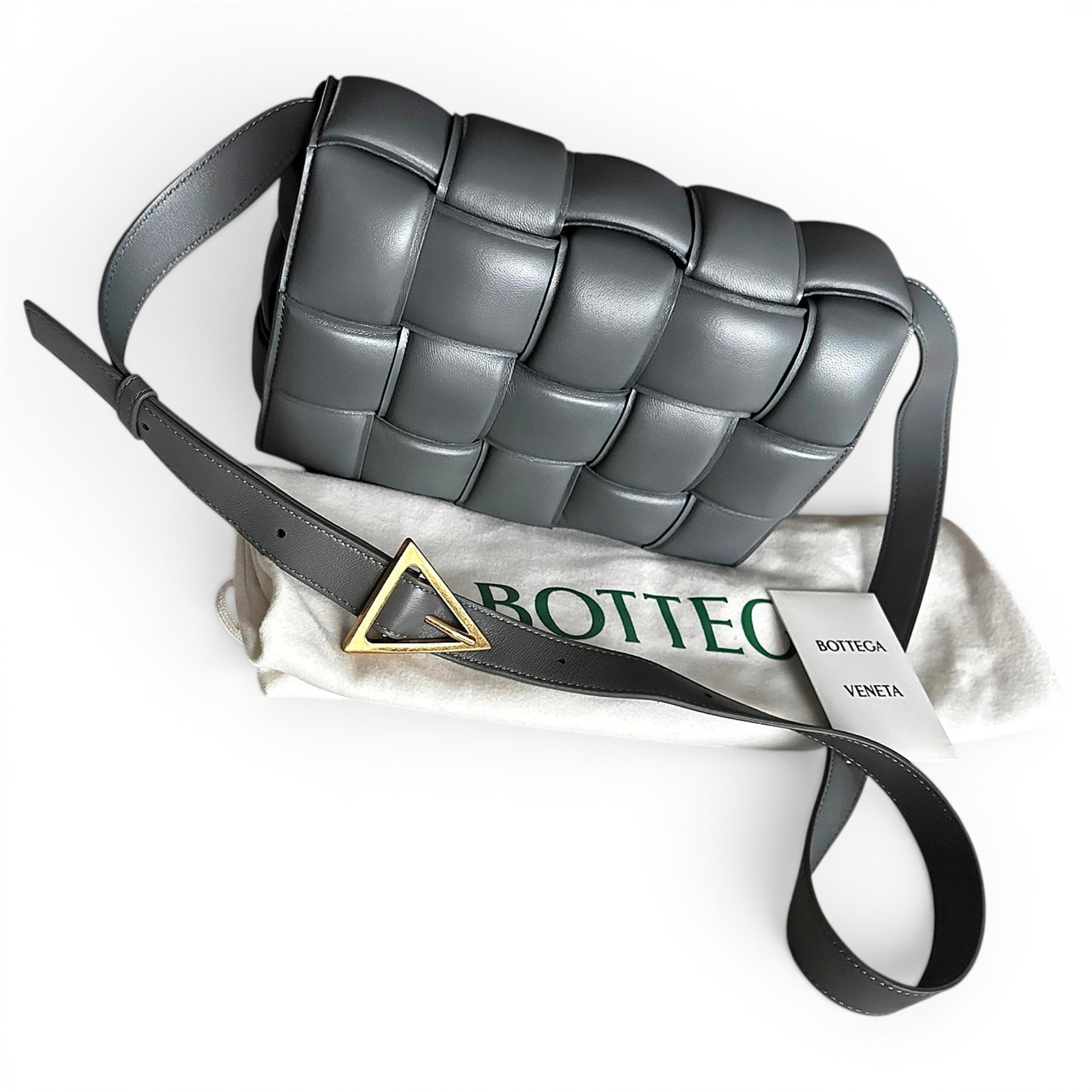 Cassette leather crossbody bag