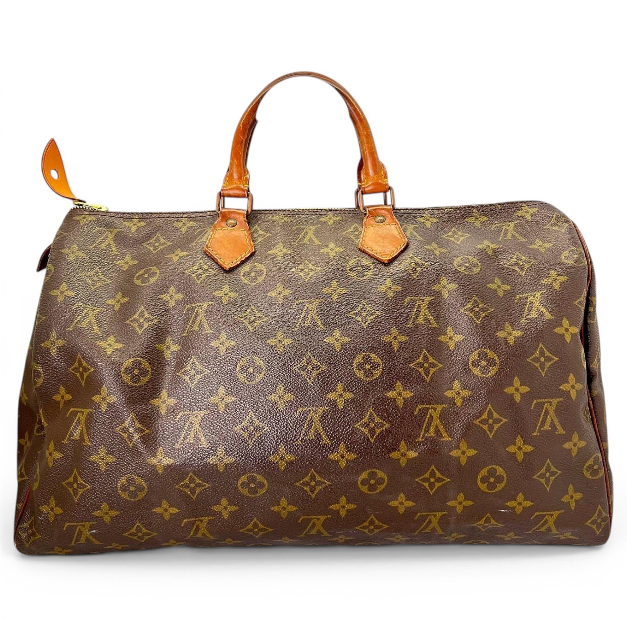 Speedy leather handbag