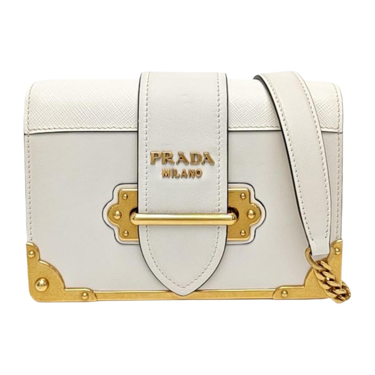 Cahier leather handbag