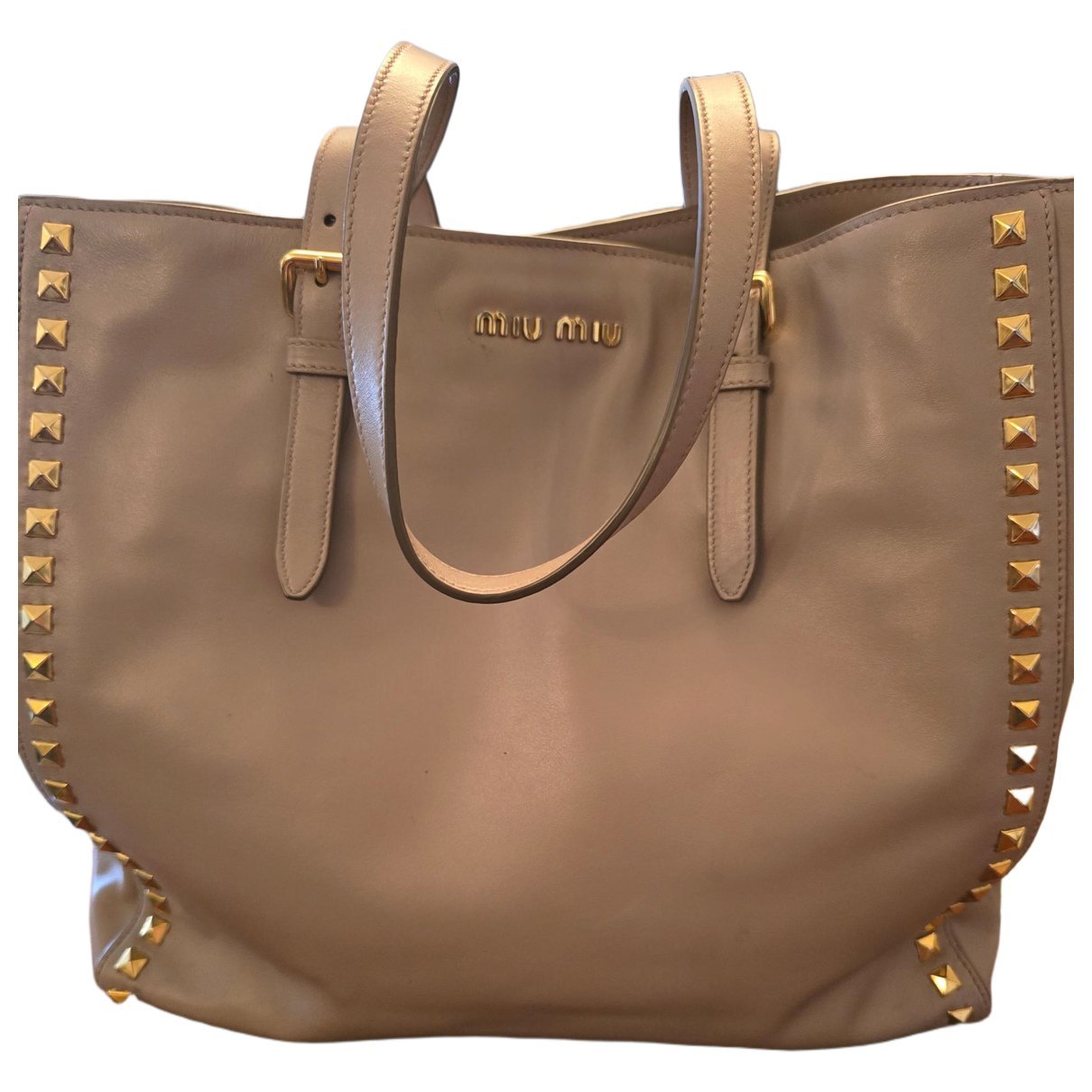 Miu Miu Leather tote