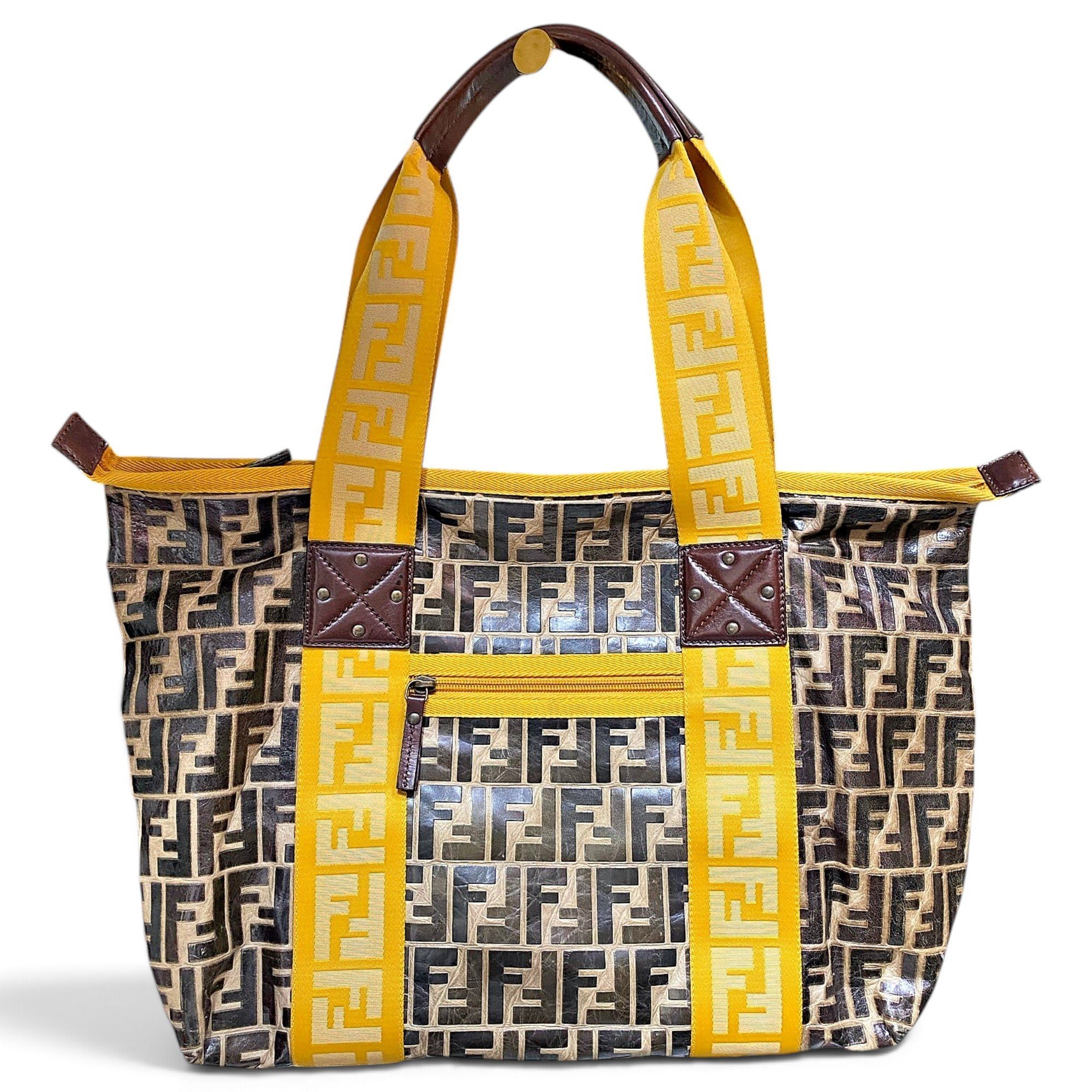 Leather tote