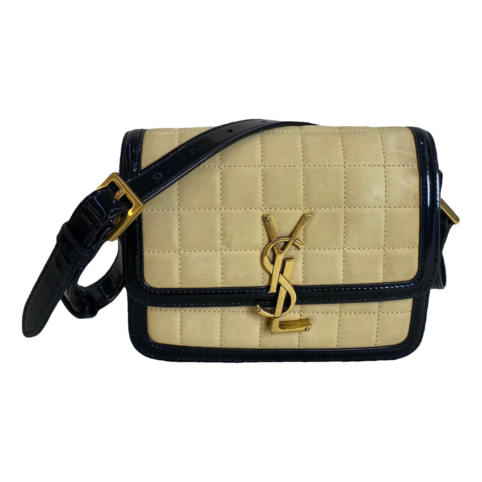 Solférino leather handbag