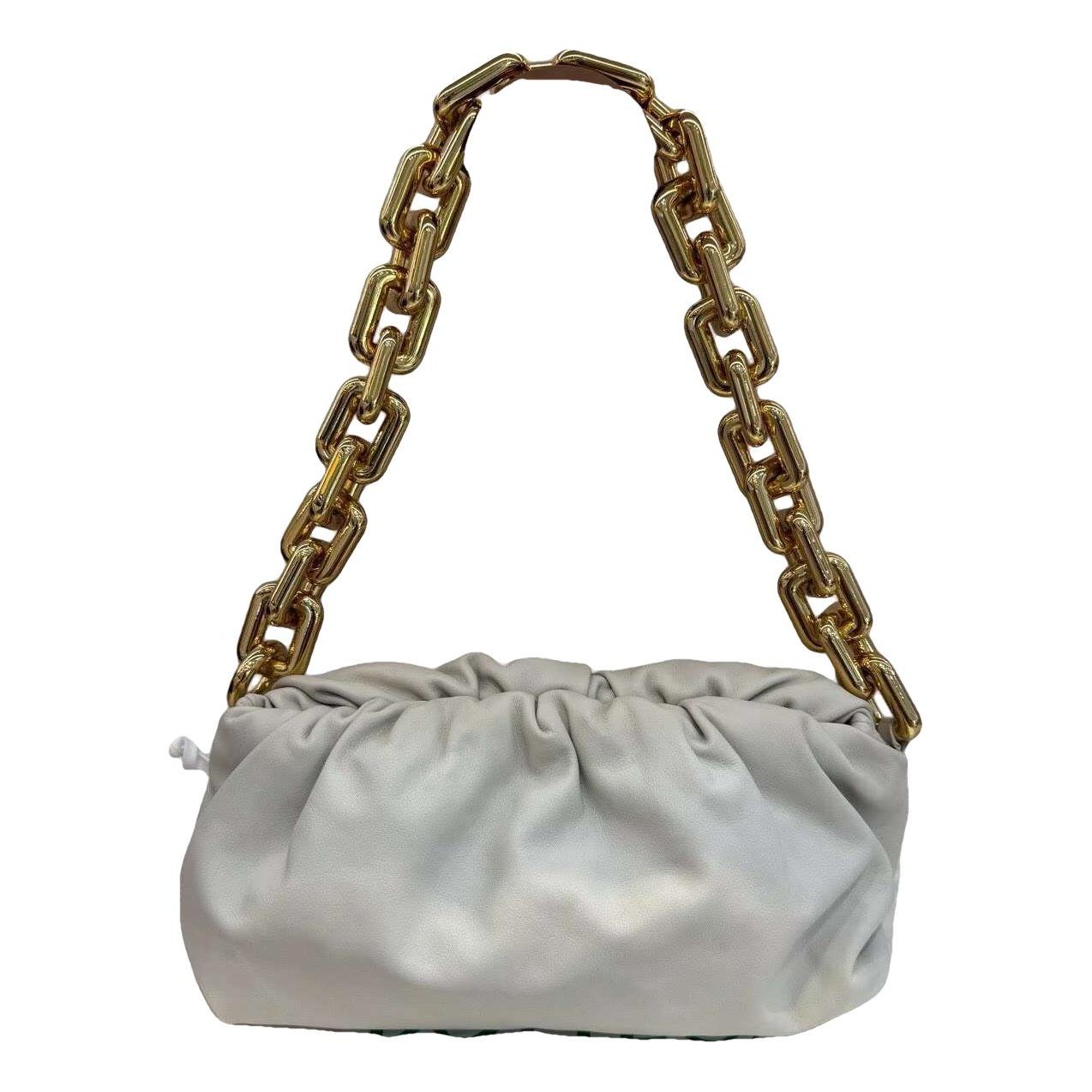 Chain Pouch leather handbag