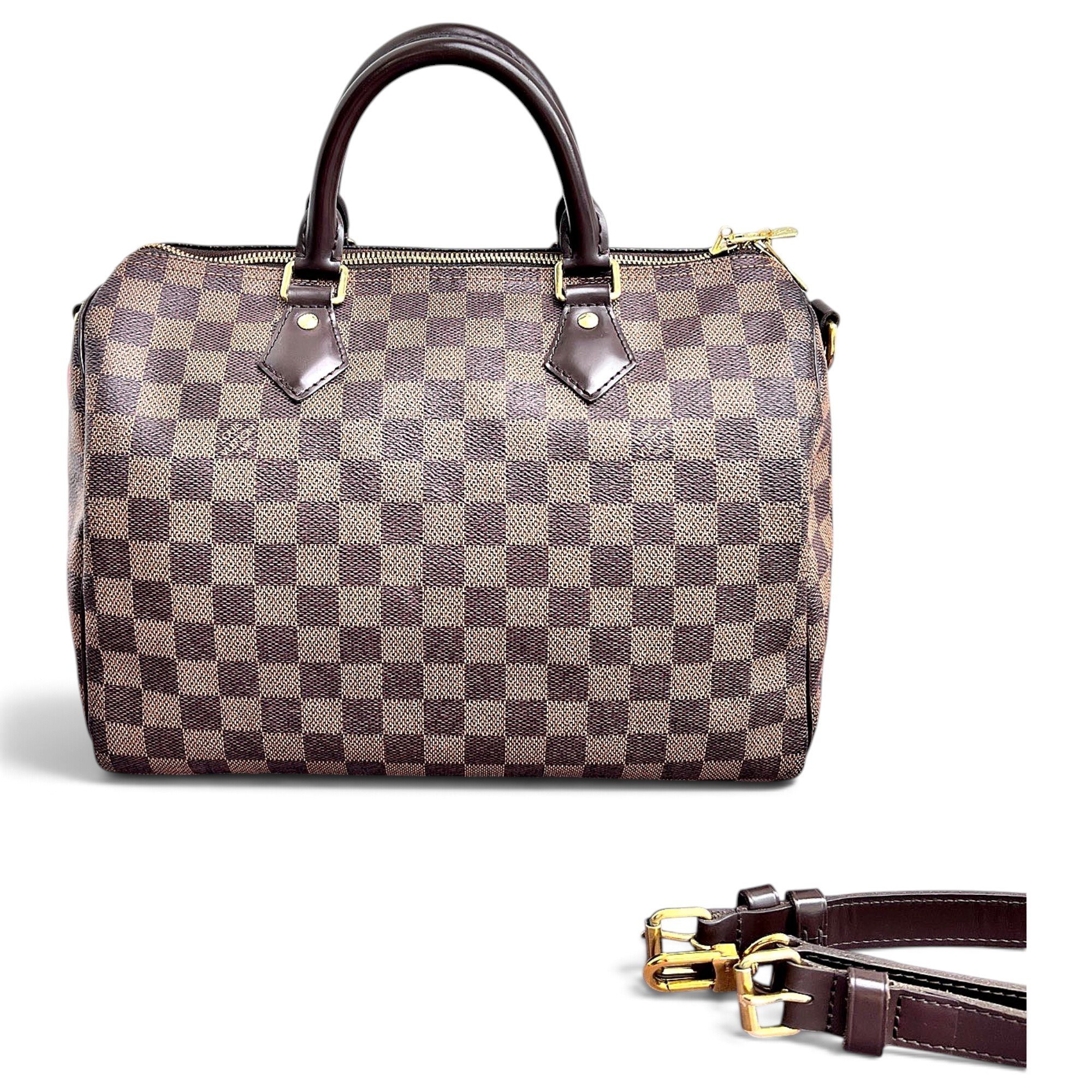 Speedy leather handbag