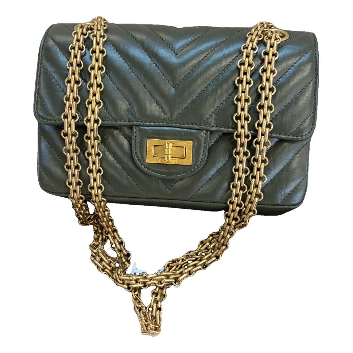 2.55 glitter handbag