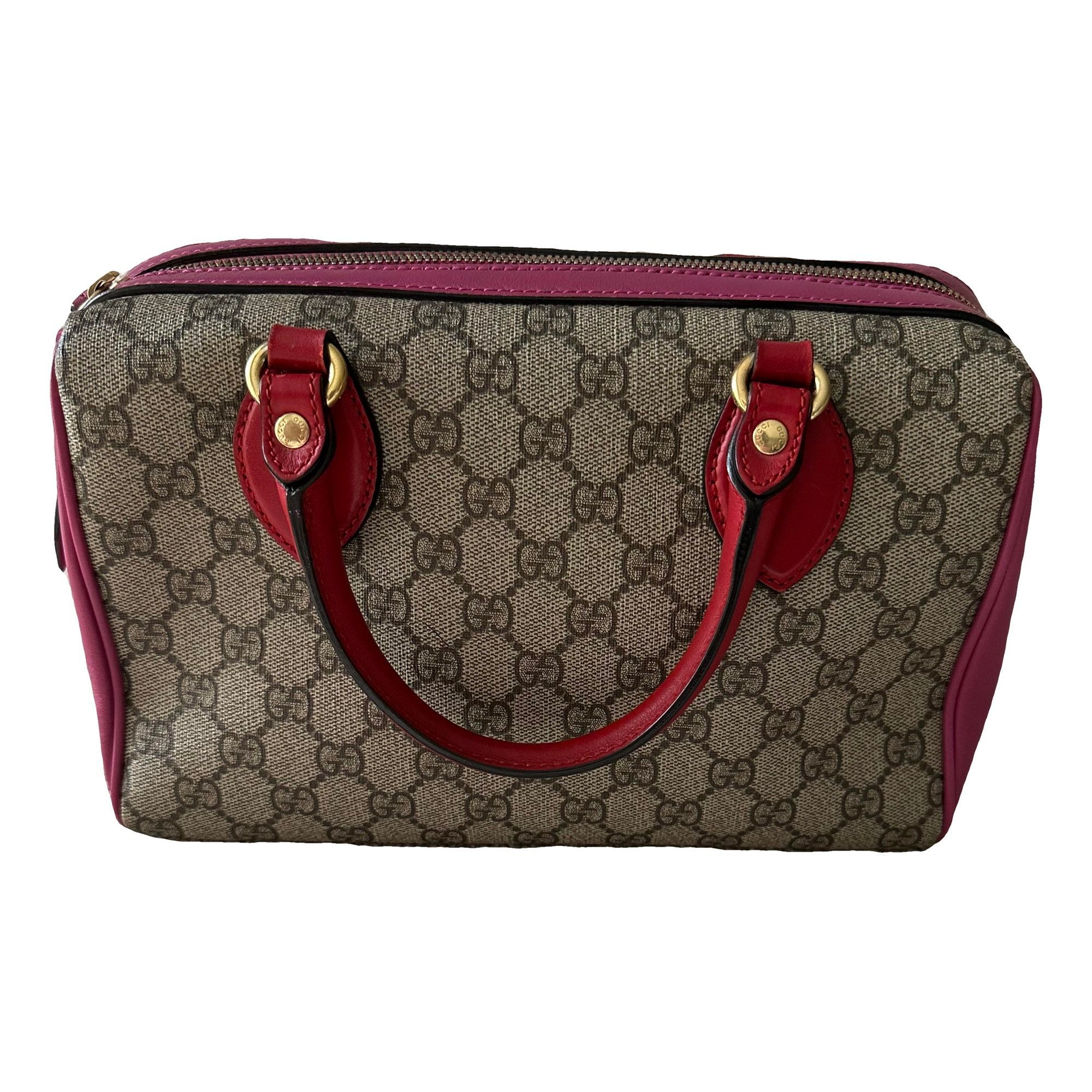 Boston leather handbag