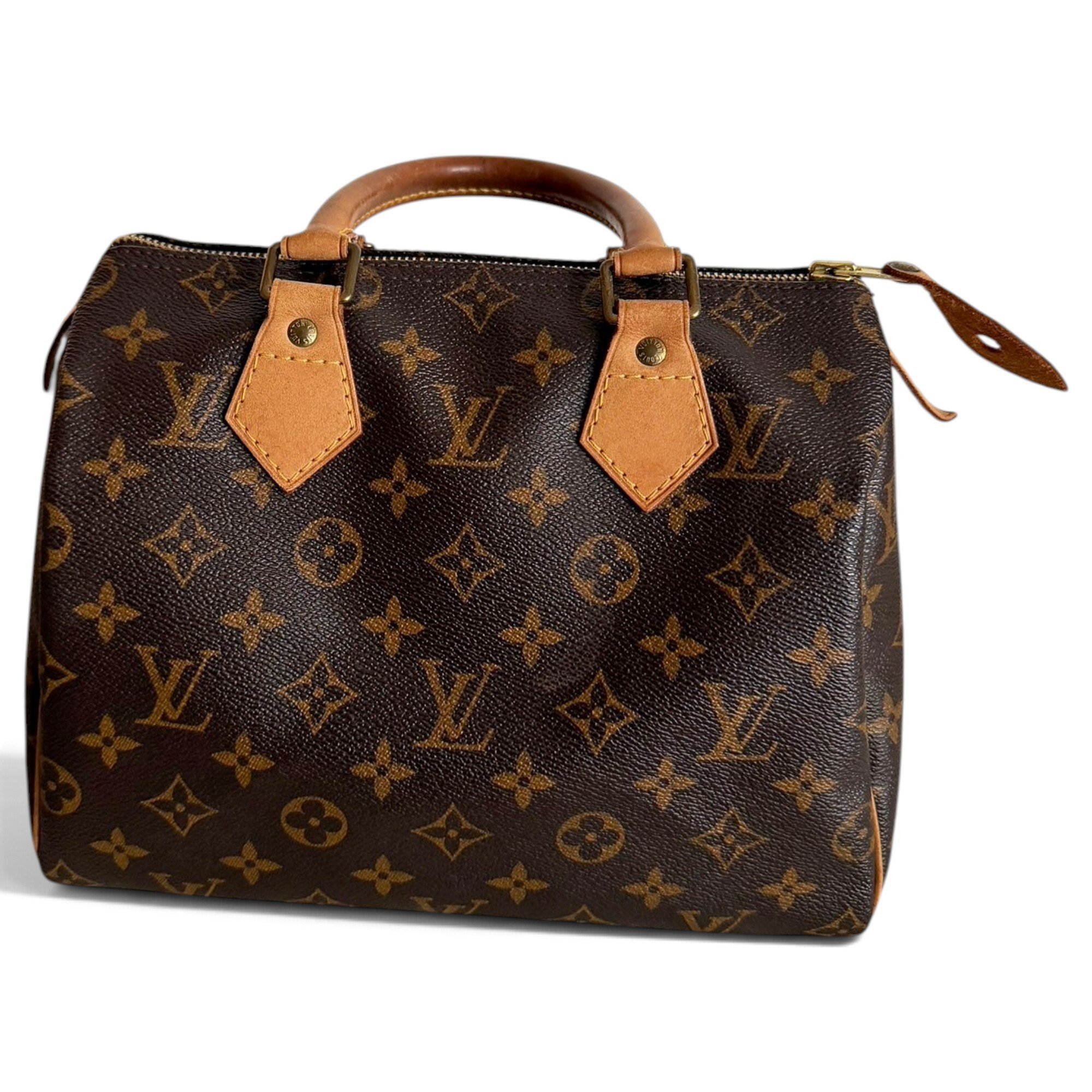 Speedy leather handbag