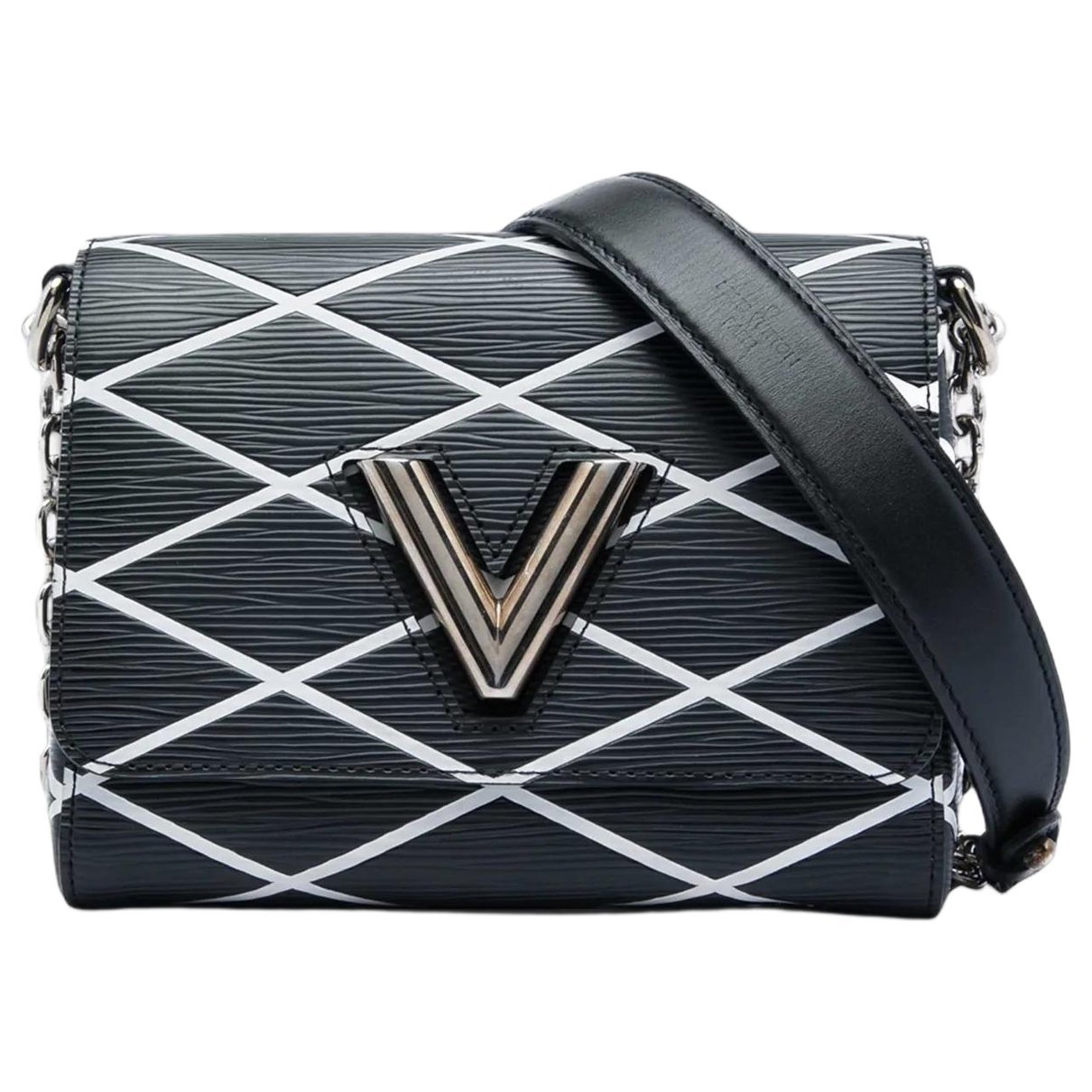 Twist leather crossbody bag
