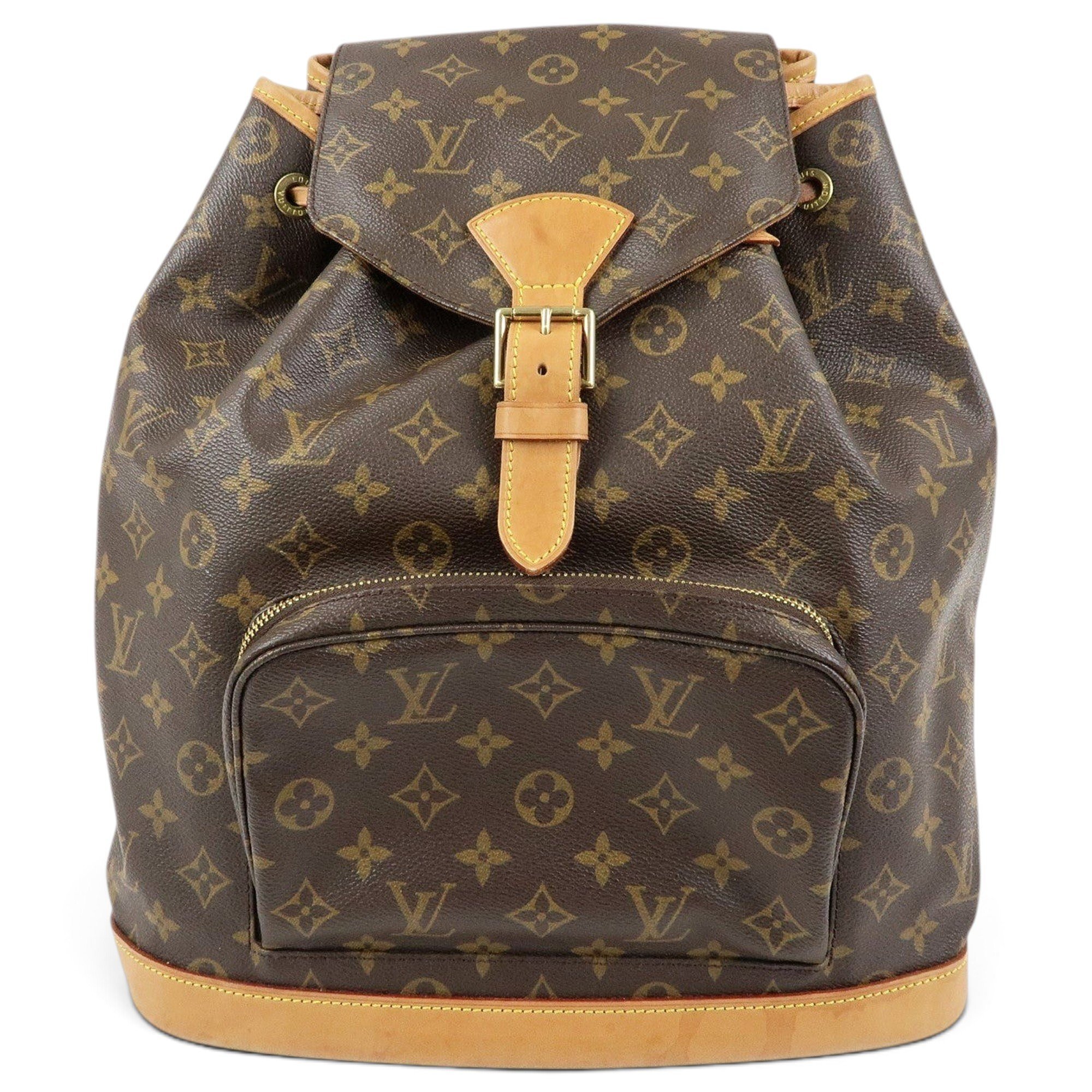 Montsouris leather backpack