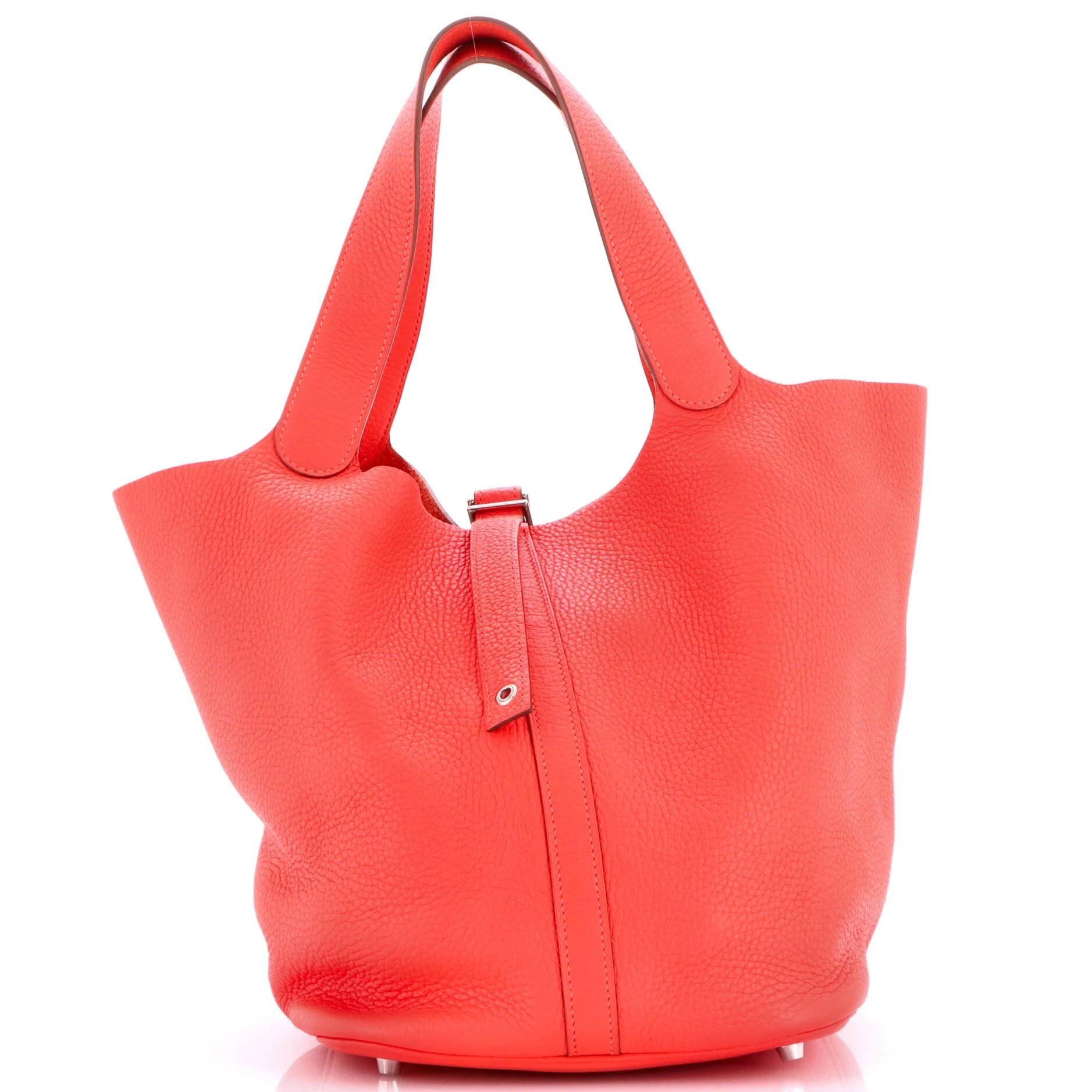 Picotin leather handbag