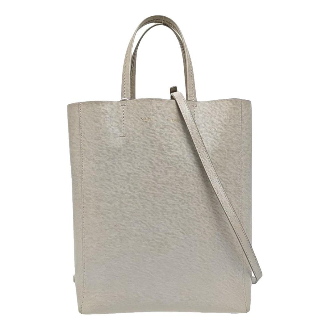 Cabas Vertical leather tote