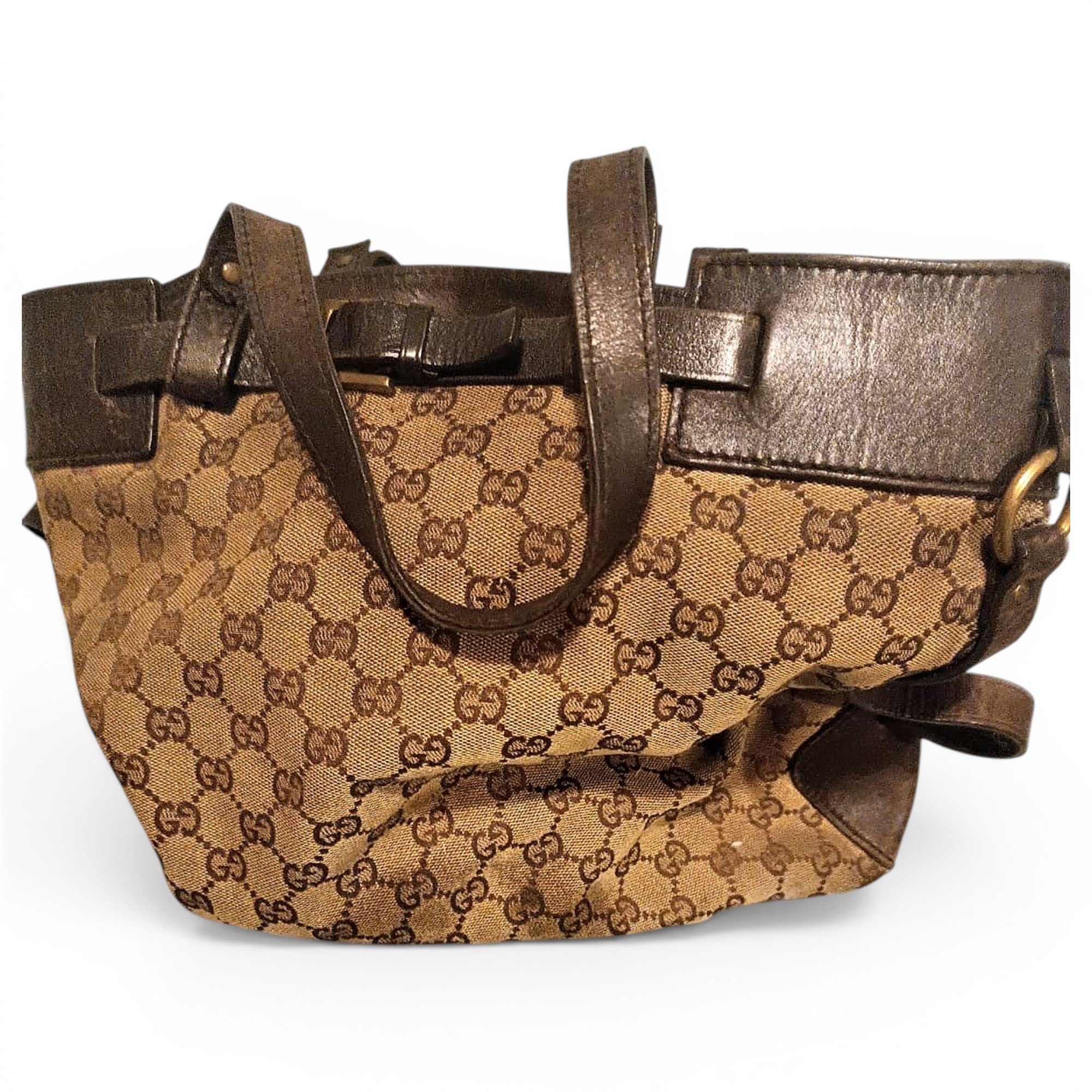 Leather tote