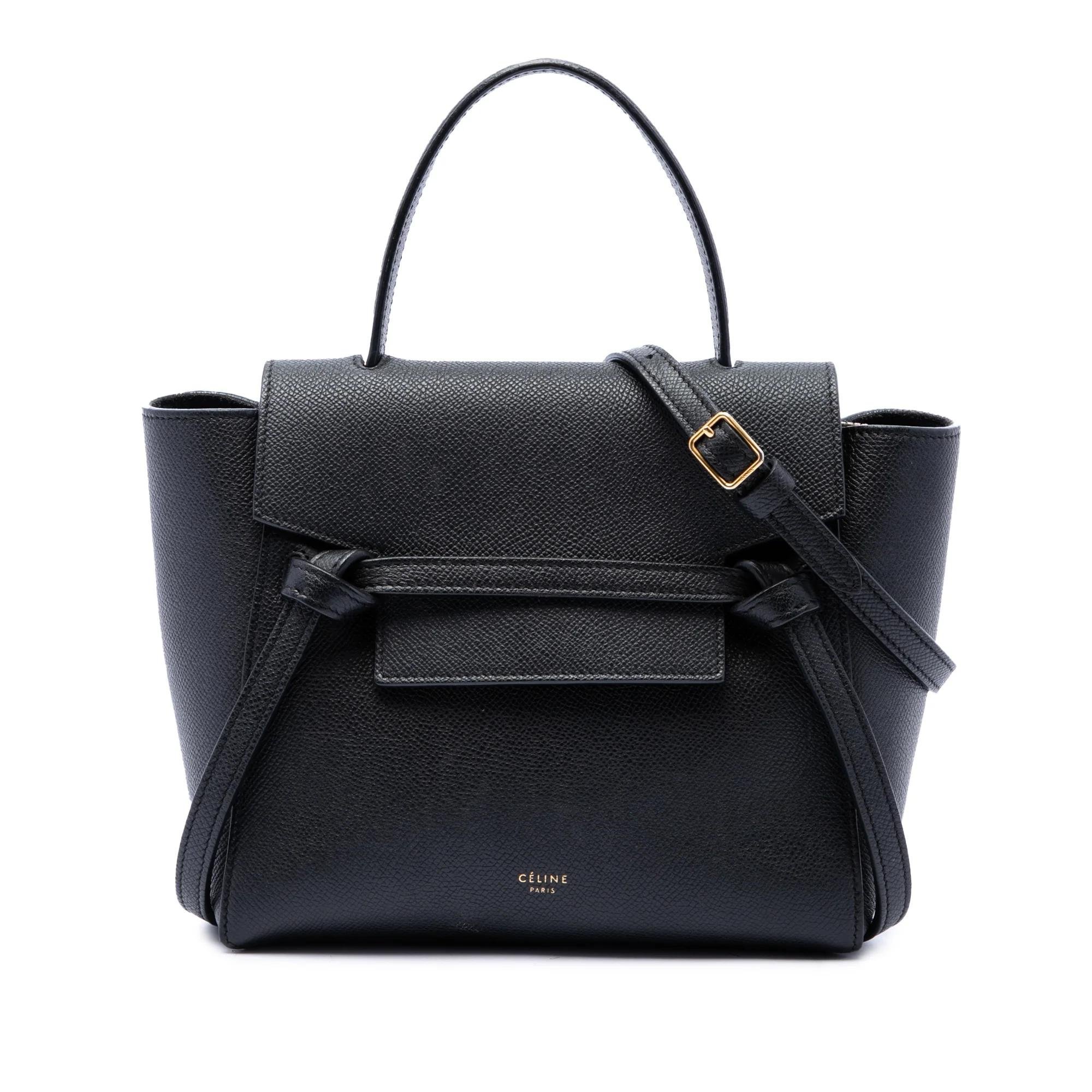 Belt pony-style calfskin handbag