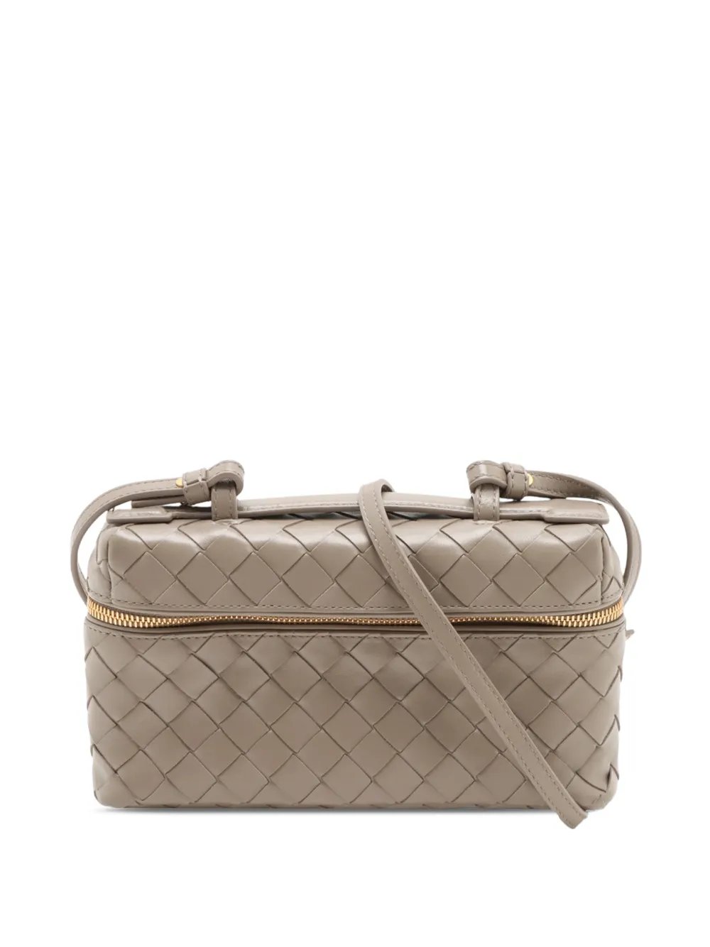 2012-2026 Calfskin Intrecciato Bang Bang Vanity Case satchel