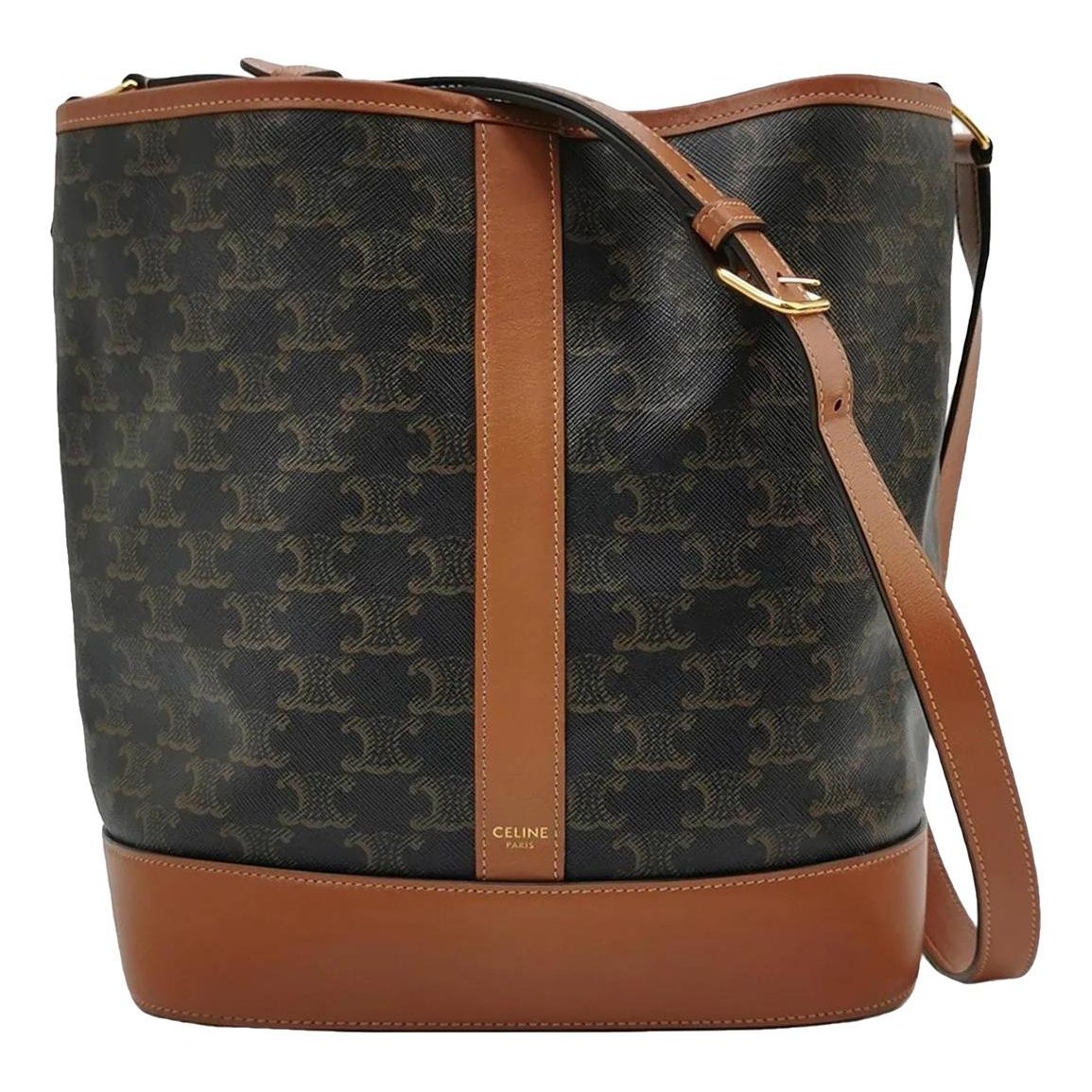 Triomphe leather mini bag