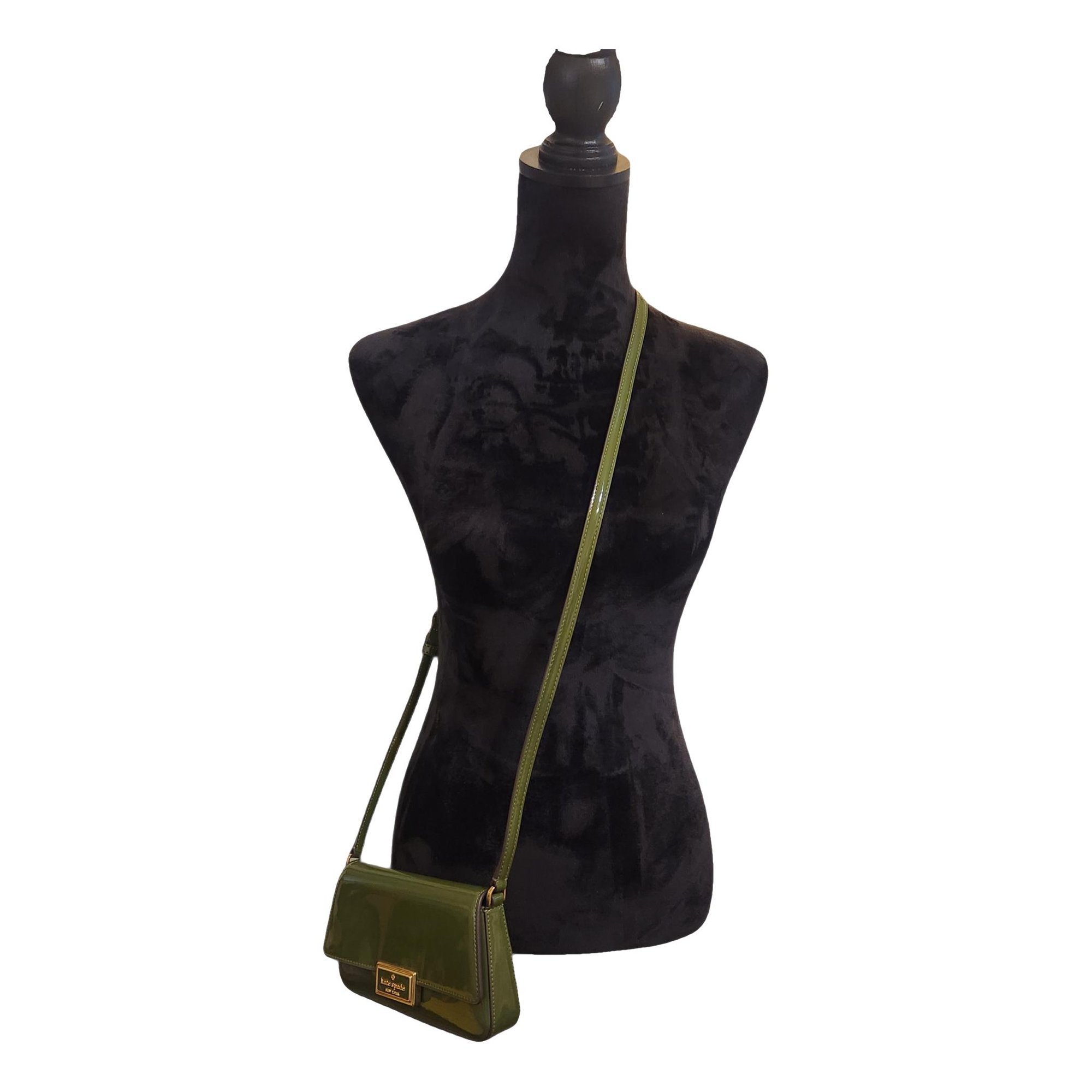 Patent leather crossbody bag